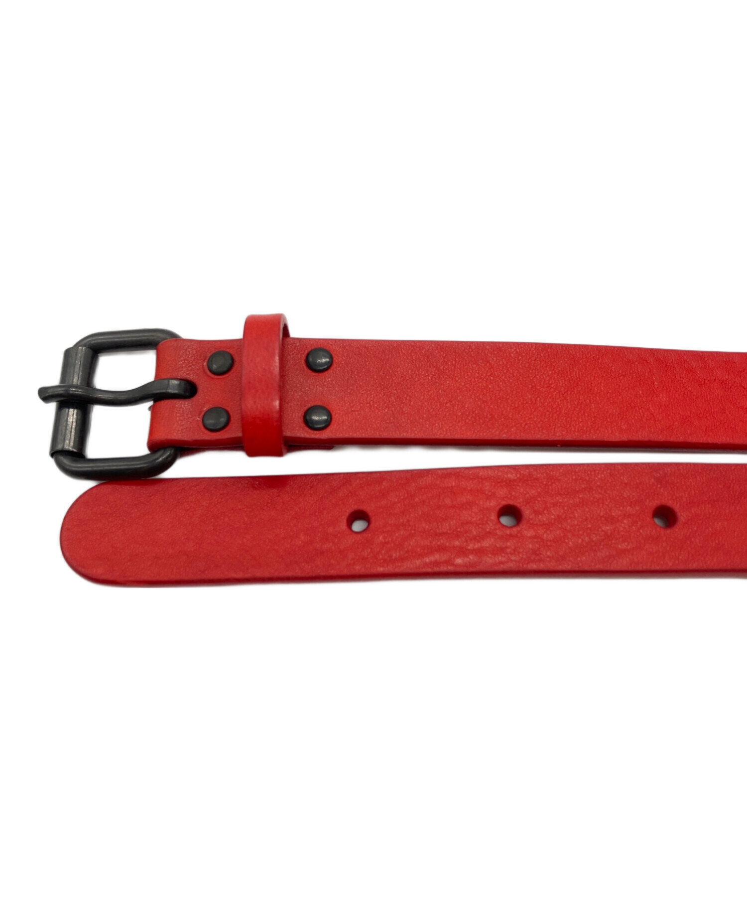 DRESSEDUNDRESSED ロングレザーベルト 中古・古着通販】DRESSEDUNDRESSED (ドレスドアンドレスド) レザー
