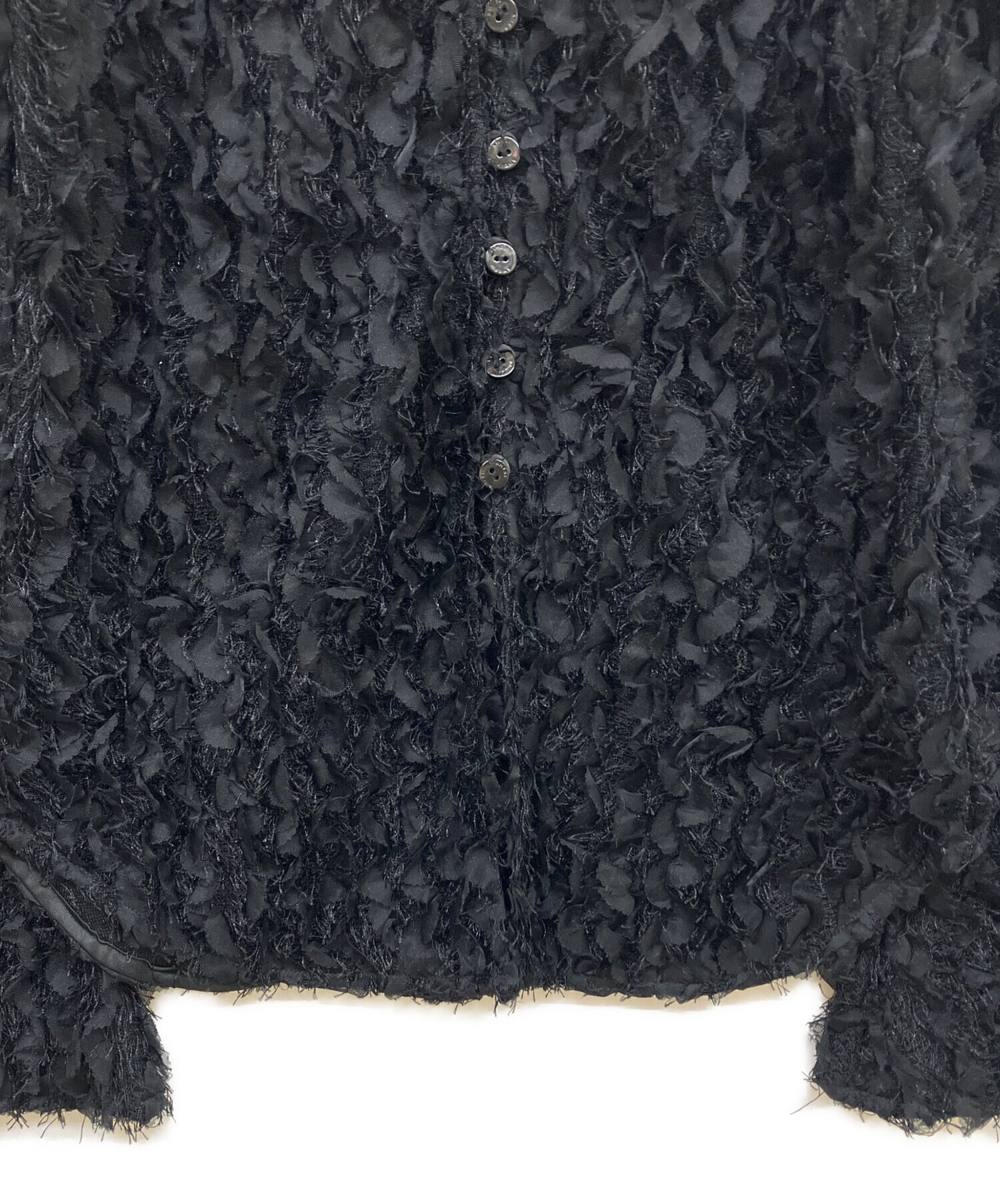 中古・古着通販】Ameri (アメリ) FURYL JACQUARD TOP ブラック サイズ 