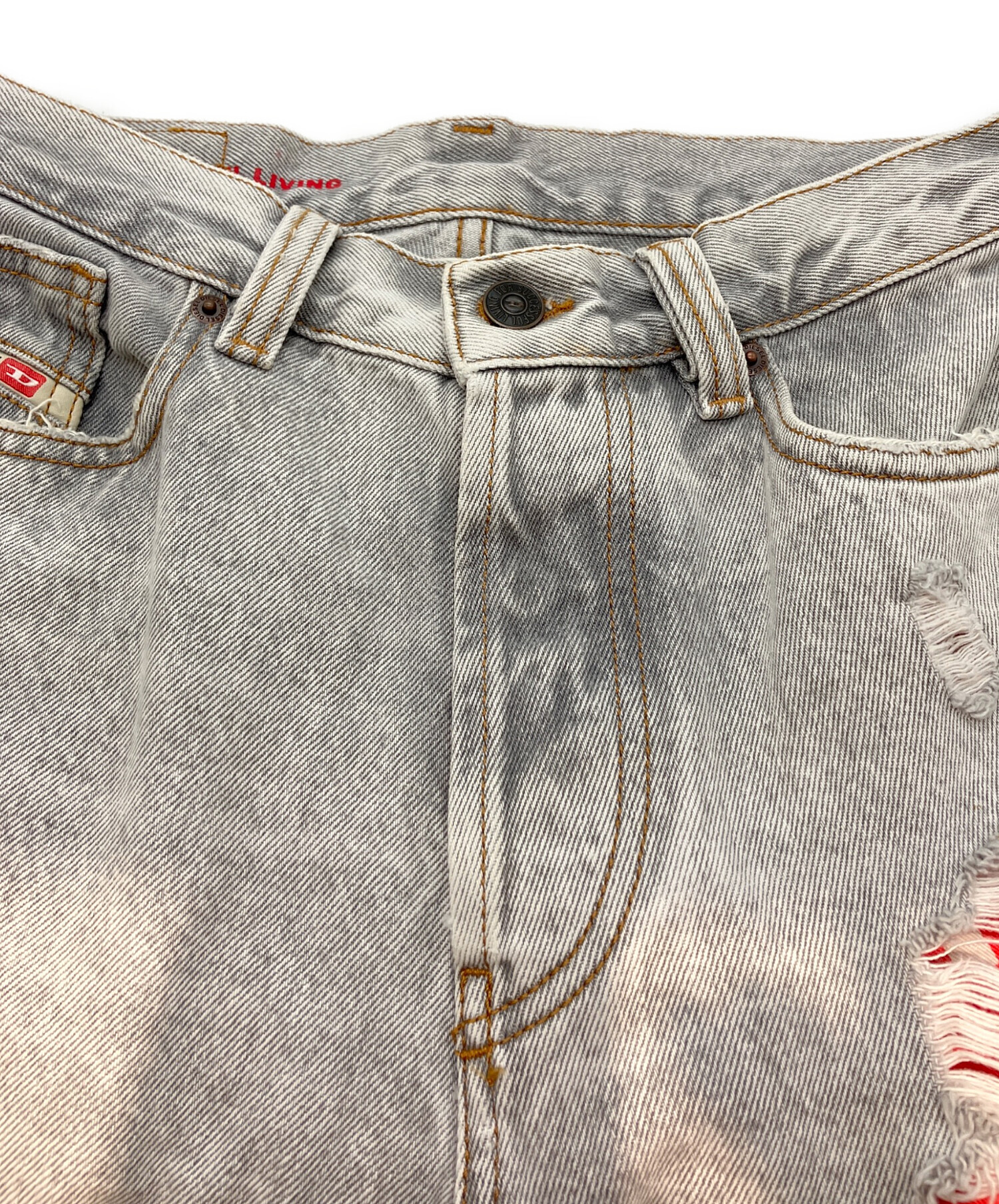 中古・古着通販】DIESEL (ディーゼル) ヴィンテージデストロイダメージ