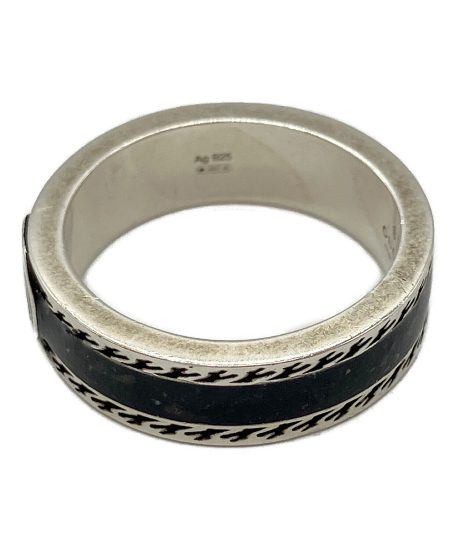 中古・古着通販】GUCCI (グッチ) エナメル インターロッキングG リング