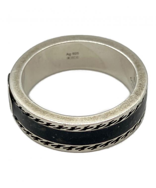 中古・古着通販】GUCCI (グッチ) エナメル インターロッキングG リング