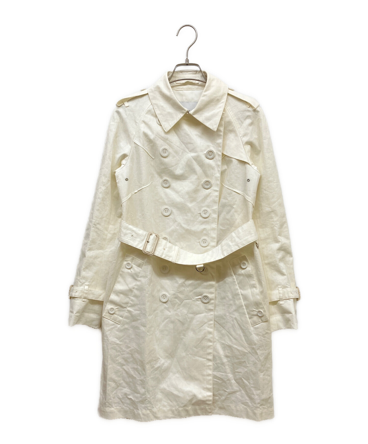 中古・古着通販】Aquascutum (アクアスキュータム) リネントレンチ