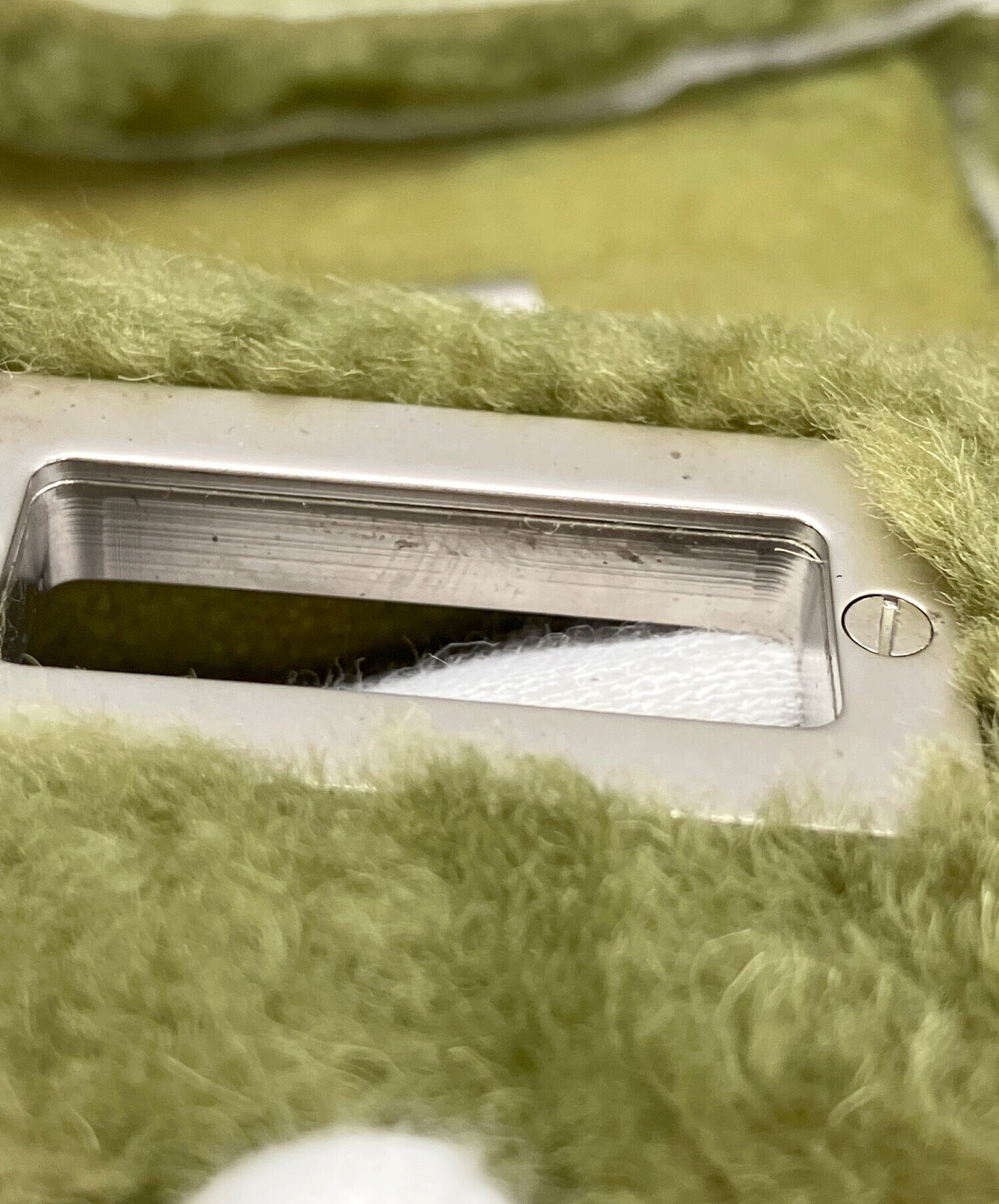 中古・古着通販】CHANEL (シャネル) チョコバー2.55 ムートン 