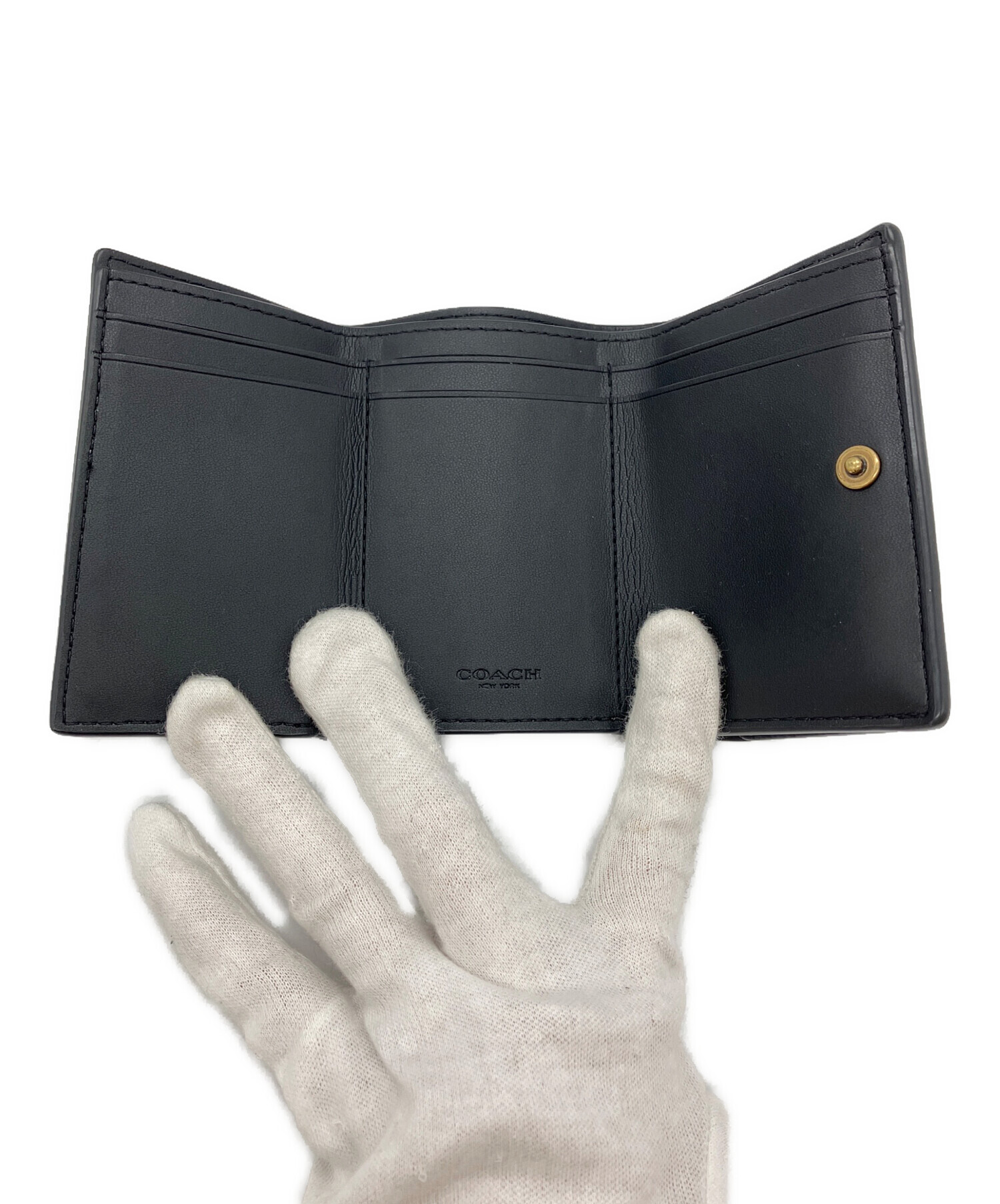 中古・古着通販】COACH (コーチ) ミニ トライフォールド ウォレット