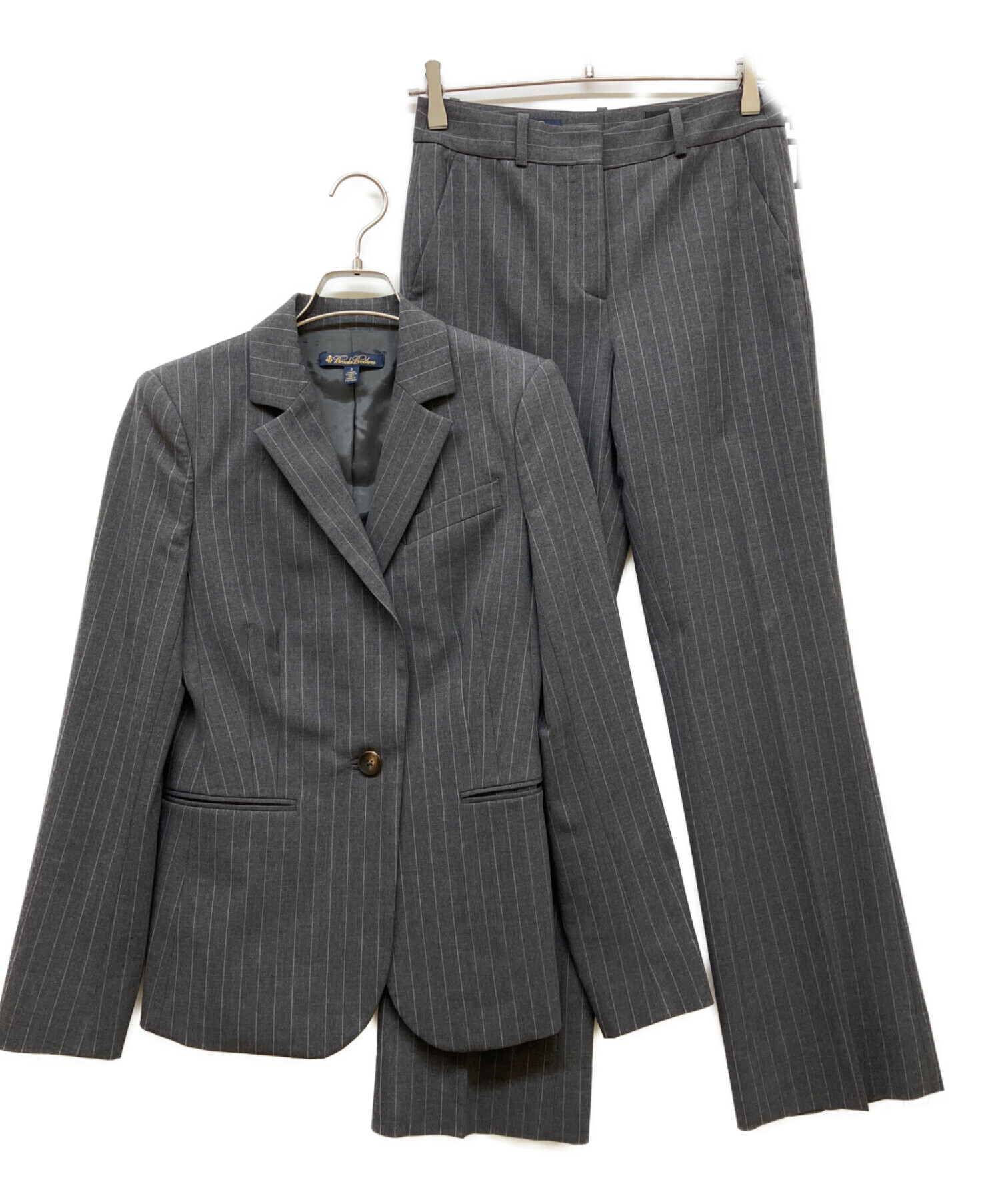 ブルックスブラザーズ　スーツ　ダブル　グレー　セットアップ　メンズ　日本製 中古・古着通販】BROOKS BROTHERS (ブルックスブラザーズ