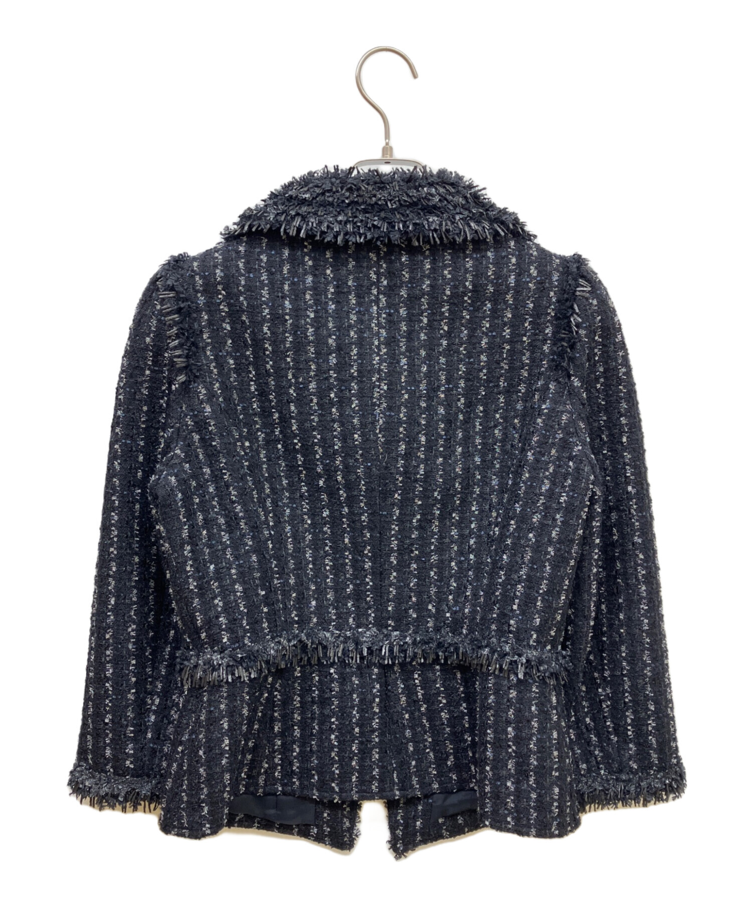 中古・古着通販】Rene (ルネ) ツイードセットアップスーツ ブラック