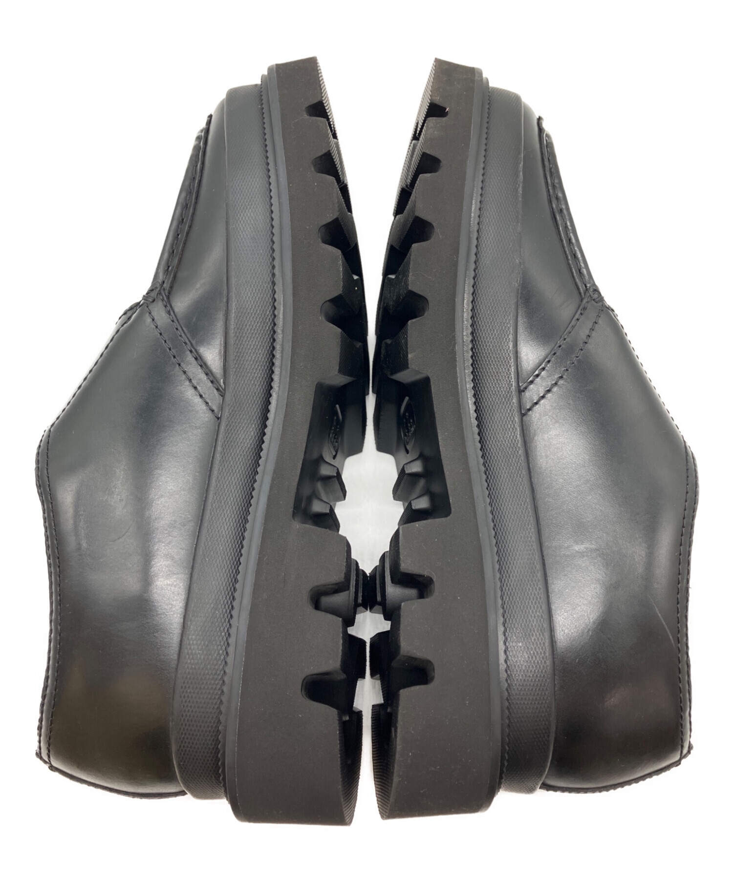 中古・古着通販】CLARKS (クラークス) レザーシューズ ブラック サイズ
