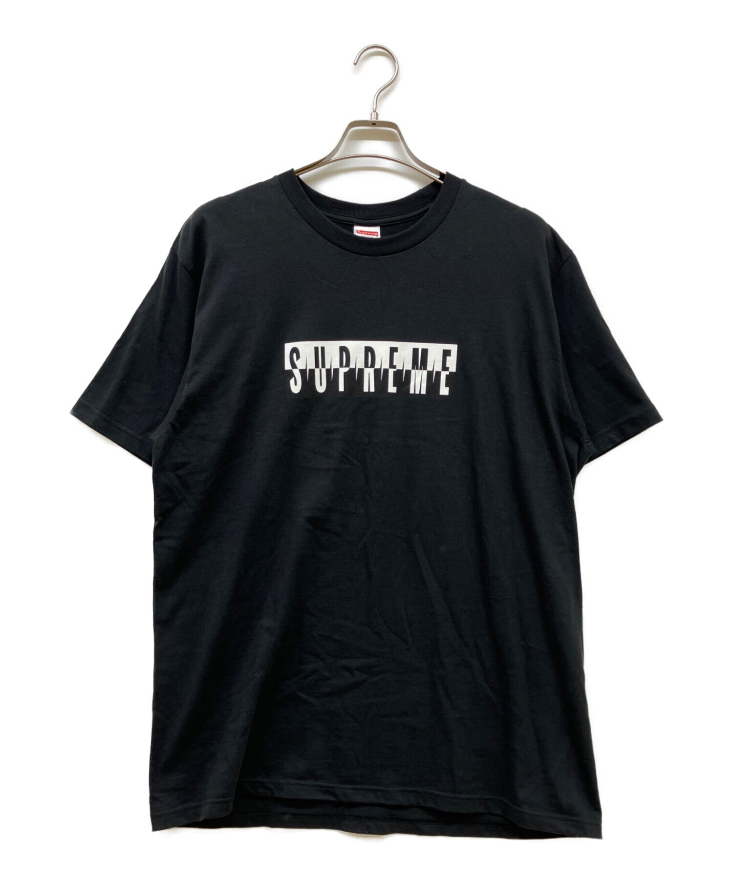(新品未使用未開封)Supreme Split Tee S BLACK 中古・古着通販】Supreme (シュプリーム) split Tee ブラック サイズ:L