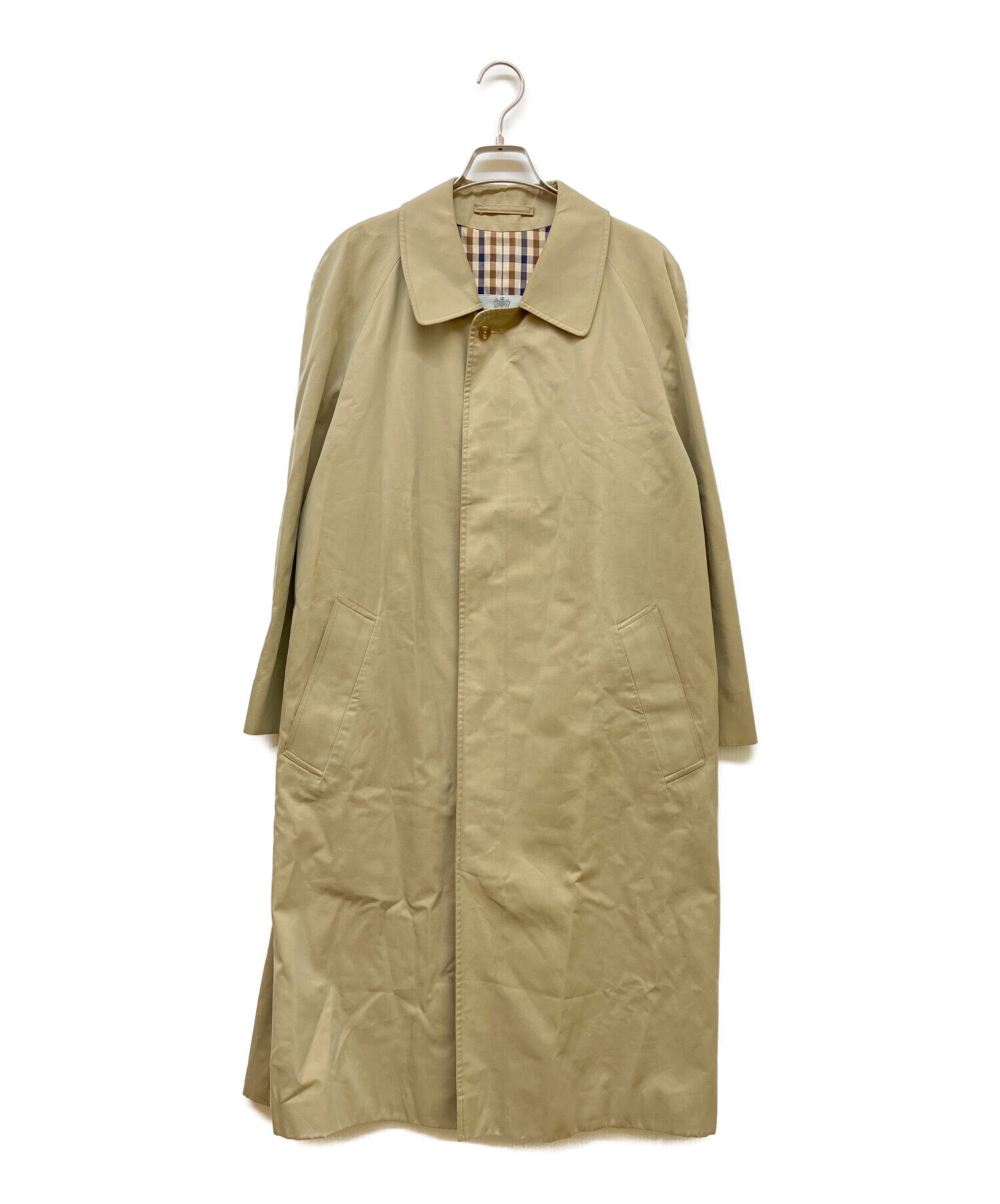 中古・古着通販】Aquascutum (アクアスキュータム) バルマカーンコート