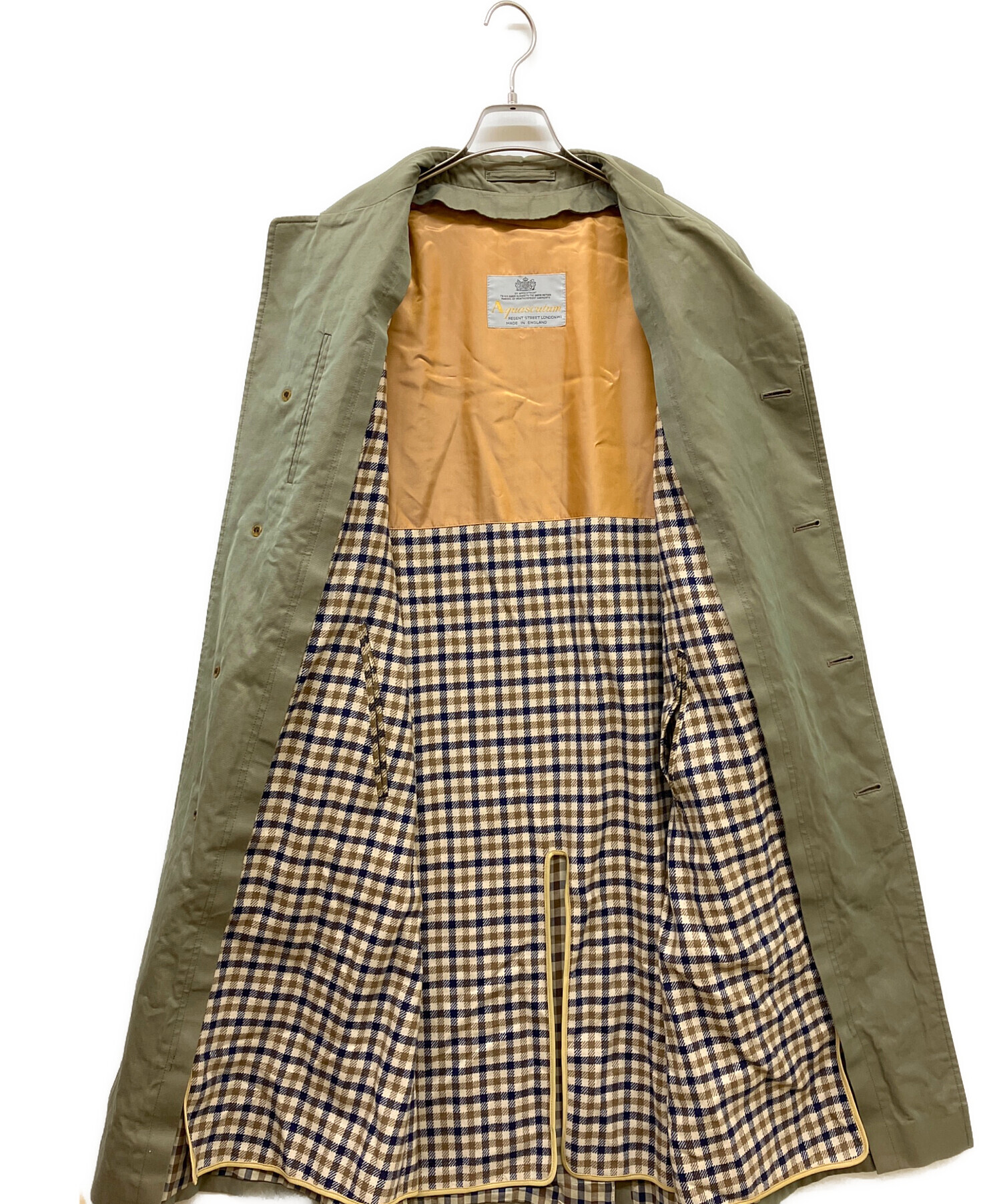 中古・古着通販】Aquascutum (アクアスキュータム) ライナー付ステン