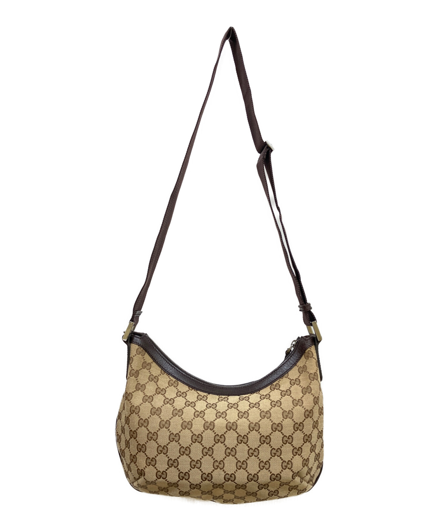 中古・古着通販】GUCCI (グッチ) GGキャンバスショルダーバッグ サイズ