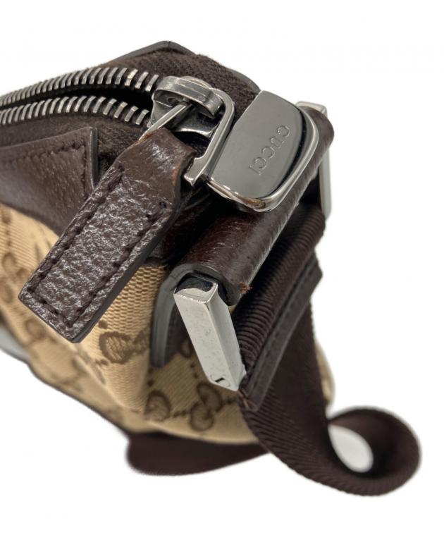 中古・古着通販】GUCCI (グッチ) GGキャンバスショルダーバッグ サイズ