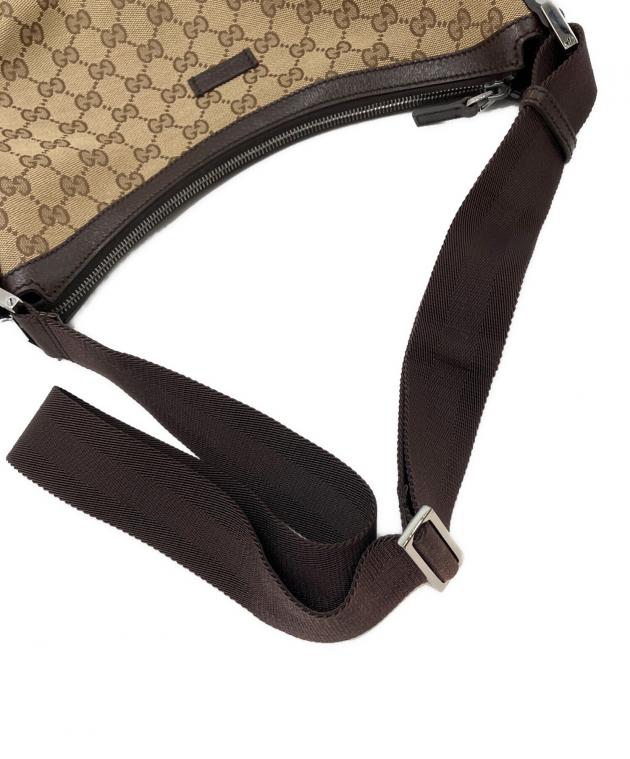 中古・古着通販】GUCCI (グッチ) GGキャンバスショルダーバッグ サイズ