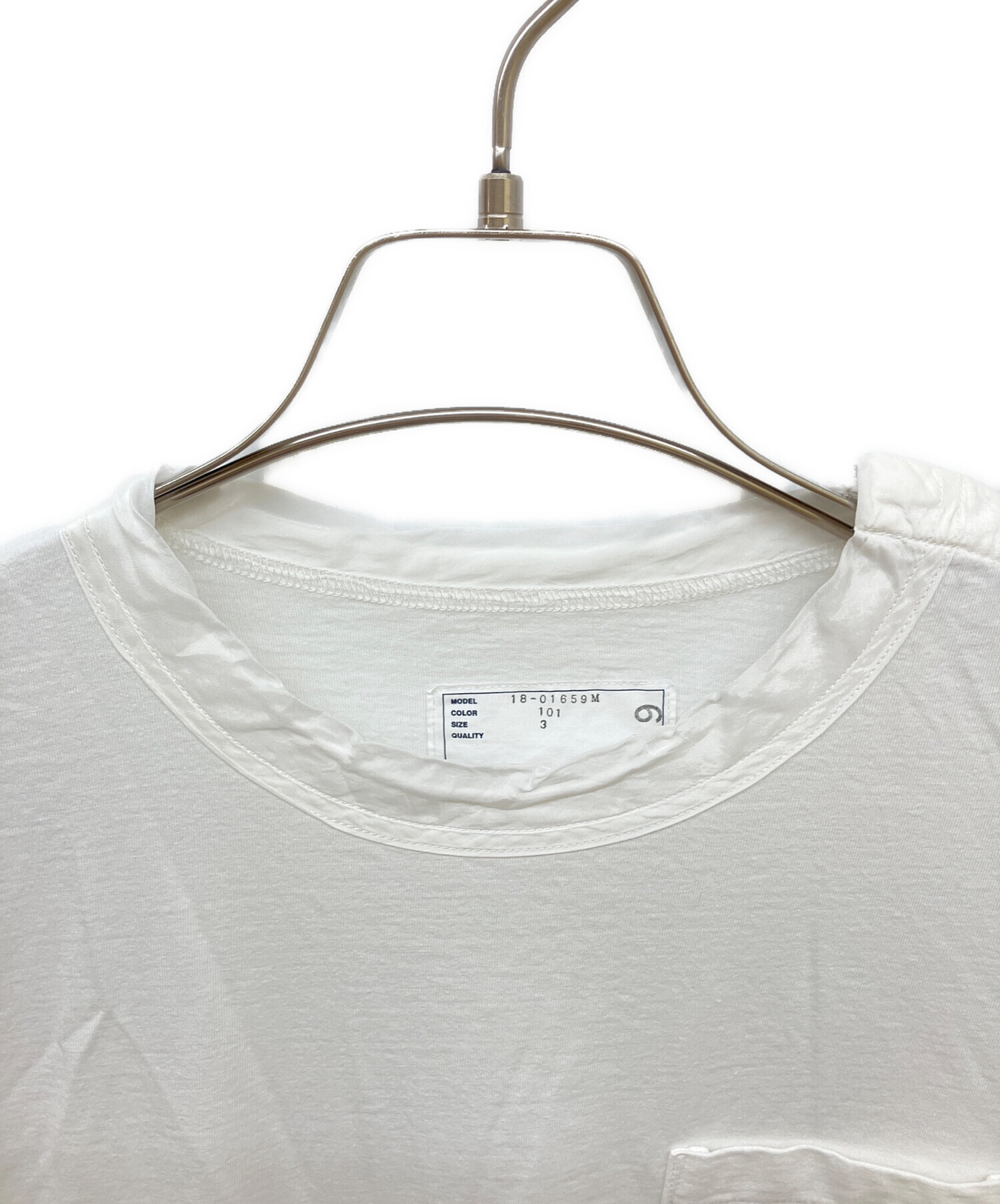 中古・古着通販】sacai (サカイ) ポケットTシャツ ホワイト サイズ:3