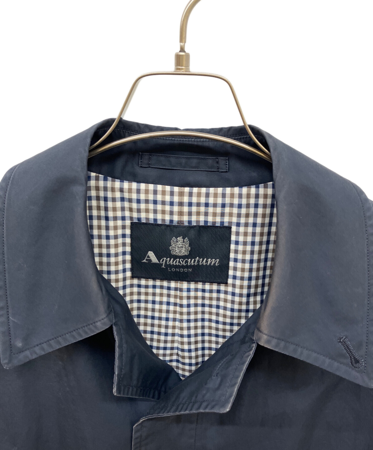 中古・古着通販】Aquascutum (アクアスキュータム) ステンカラーコート