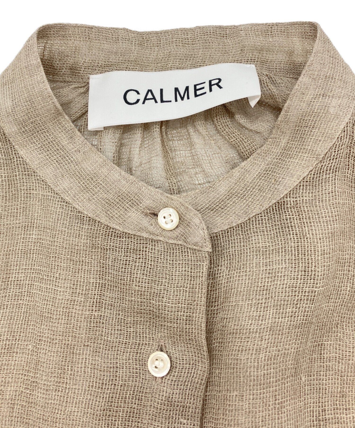 中古・古着通販】CALMER (カルメール) Plage (プラージュ) Mesh シャツ