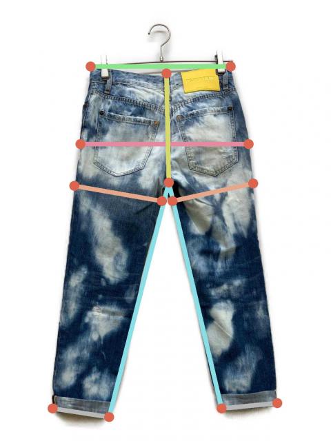 中古・古着通販】DSQUARED2 (ディースクエアード) ブリーチ加工デニム