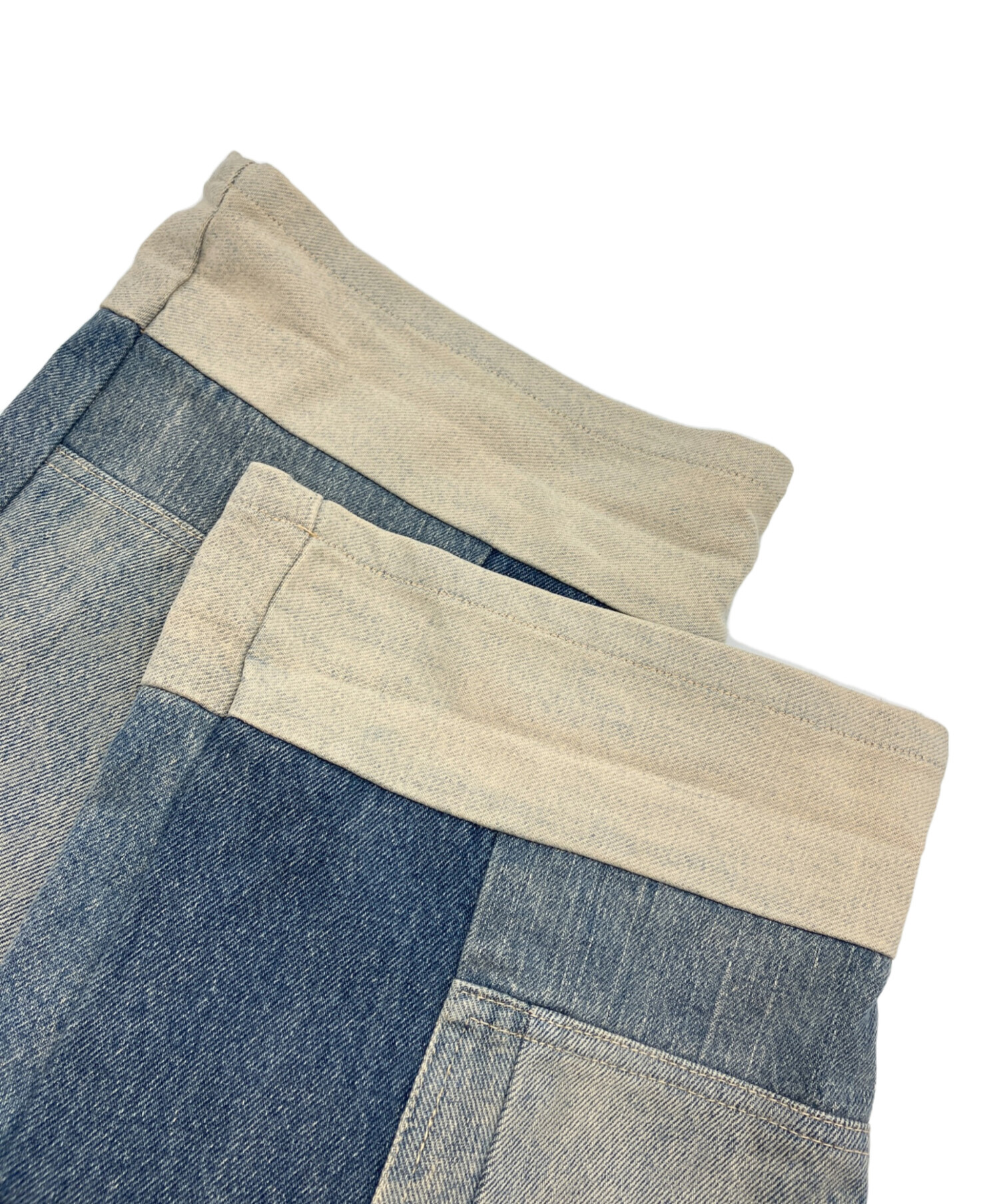 中古・古着通販】MARINE SERRE (マリーンセル) Regenerated Denim Wide
