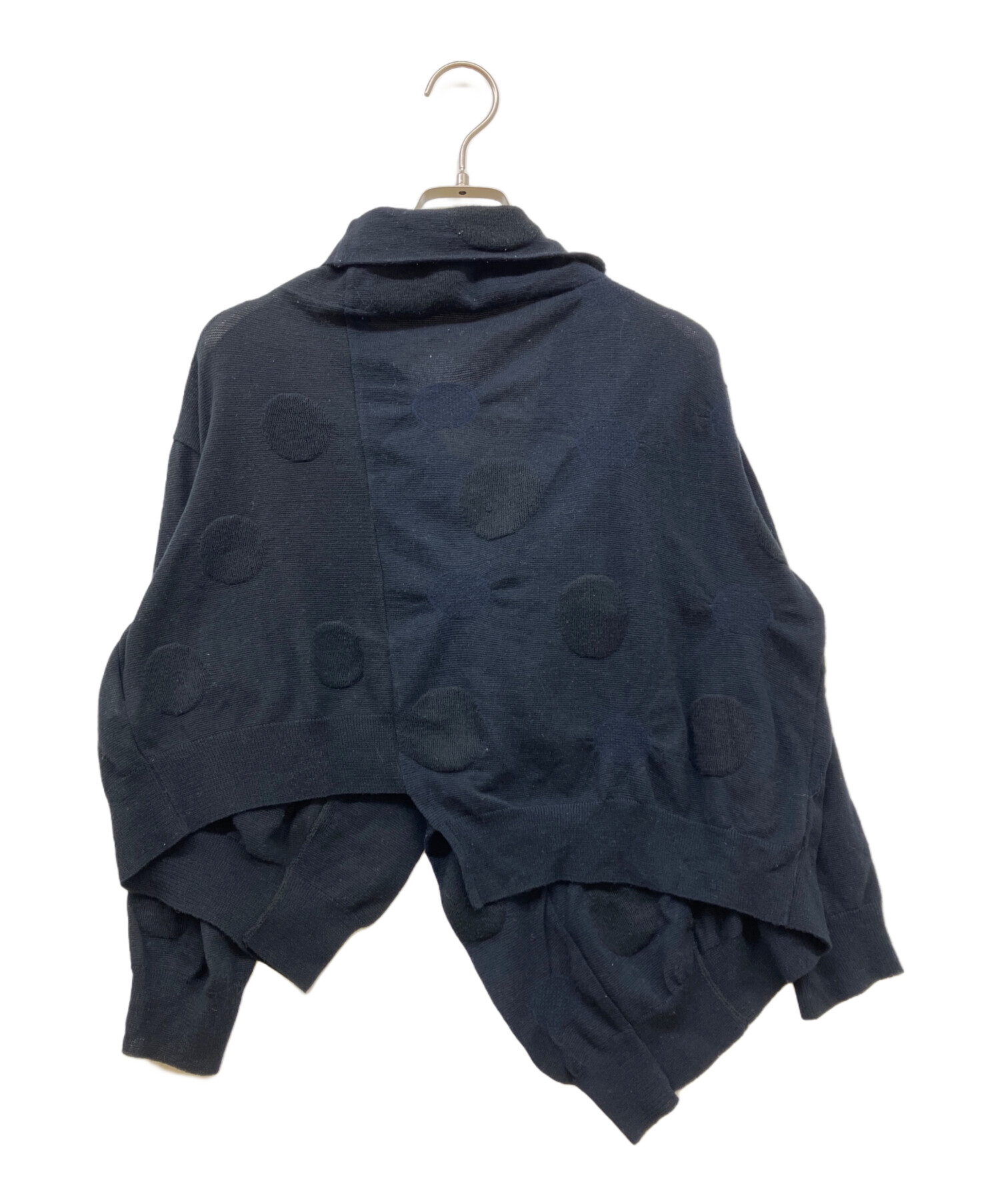 中古・古着通販】Y's (ワイズ) アシンメトリー ドット ニット