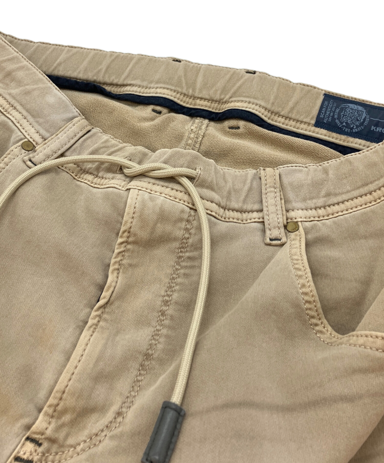 DIESEL D-AMAGE JOGG ディーゼル ジョグジーンズ ベージュ30 中古・古着通販】DIESEL (ディーゼル) ジョグジーンズ ベージュ サイズ
