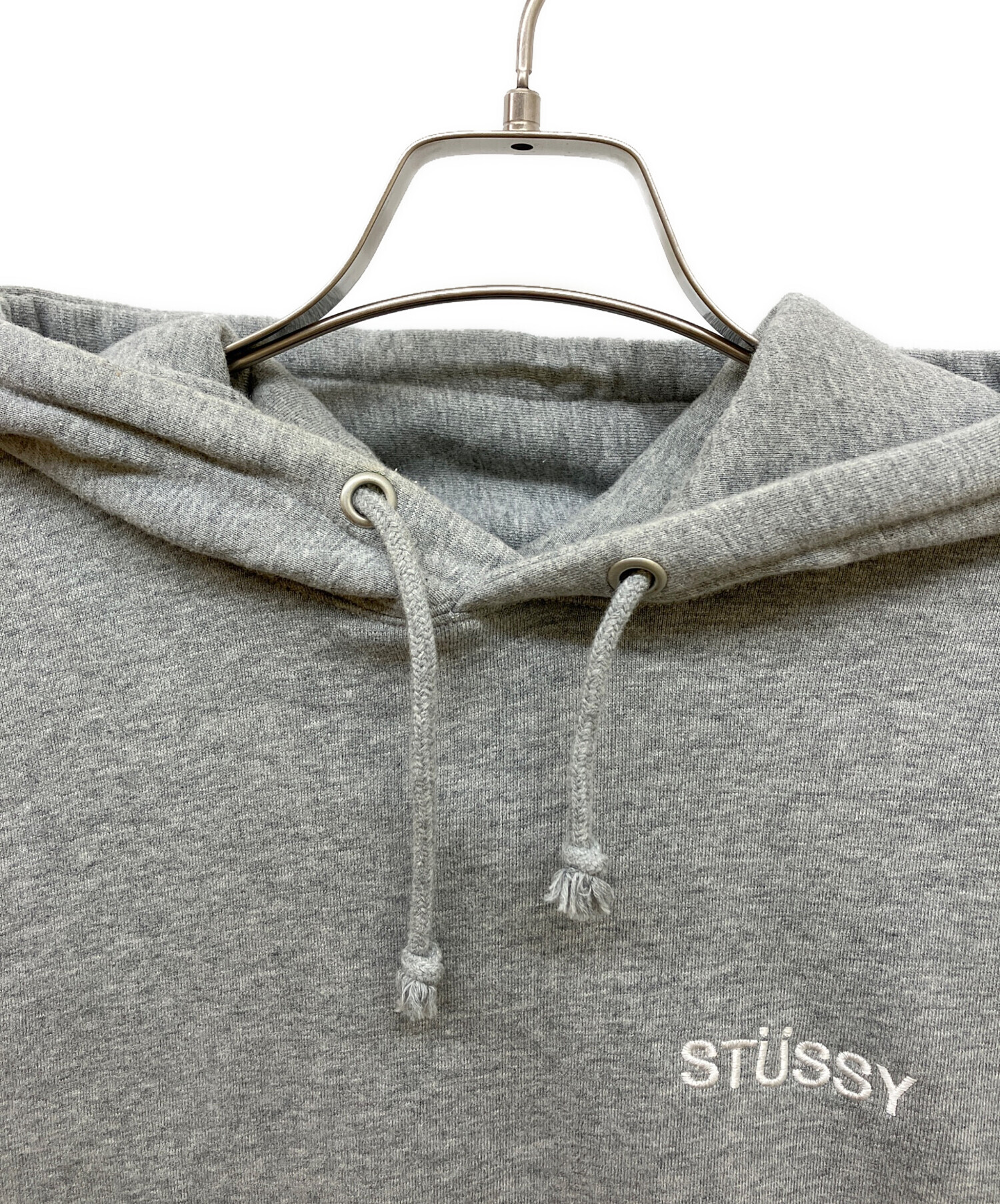 中古・古着通販】stussy (ステューシー) プルオーバーパーカー グレー