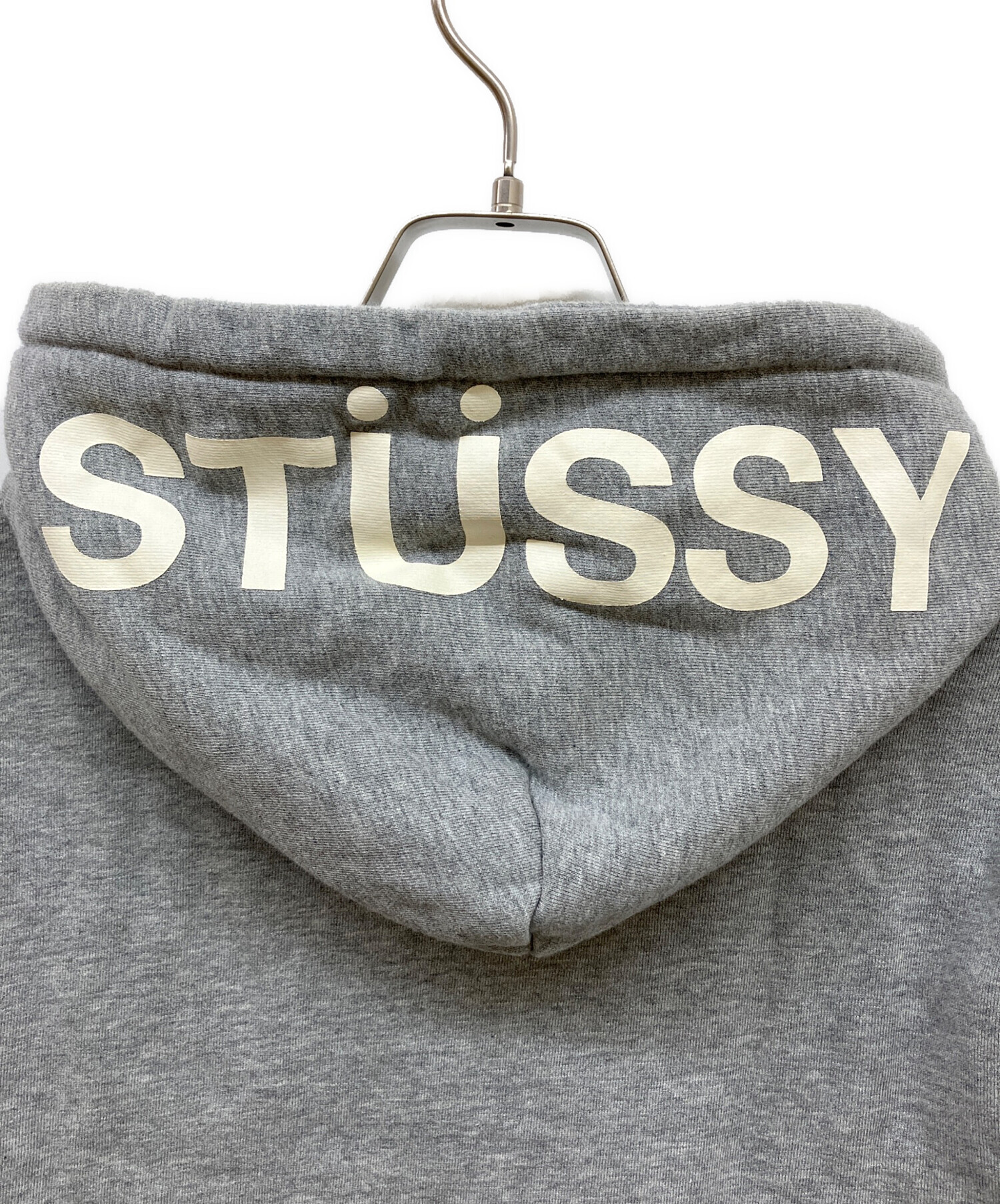 中古・古着通販】stussy (ステューシー) プルオーバーパーカー グレー
