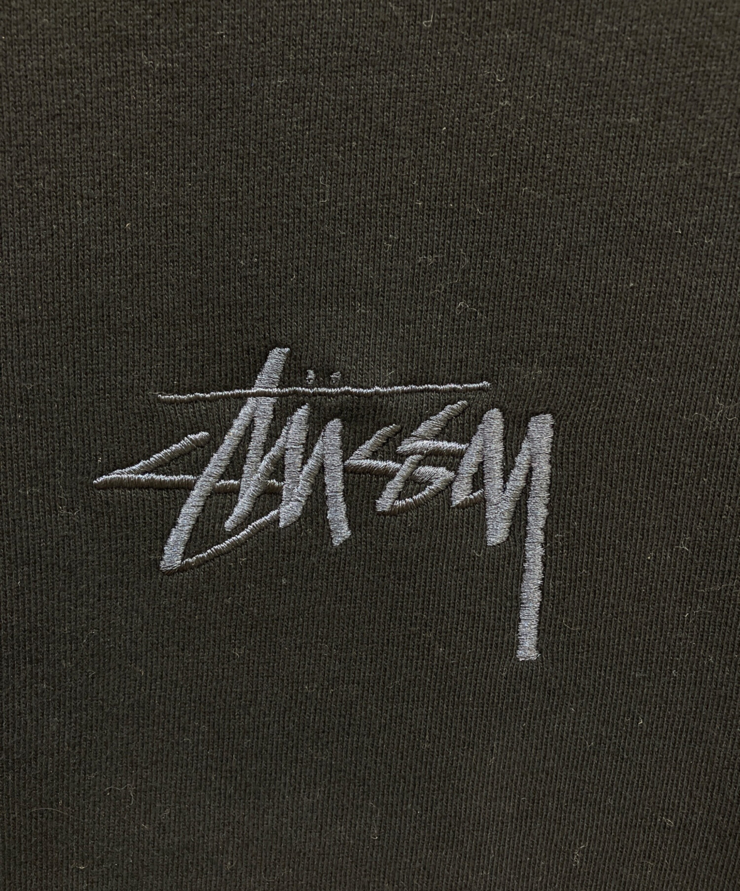 中古・古着通販】stussy (ステューシー) 刺繍ロゴスウェット ブラック