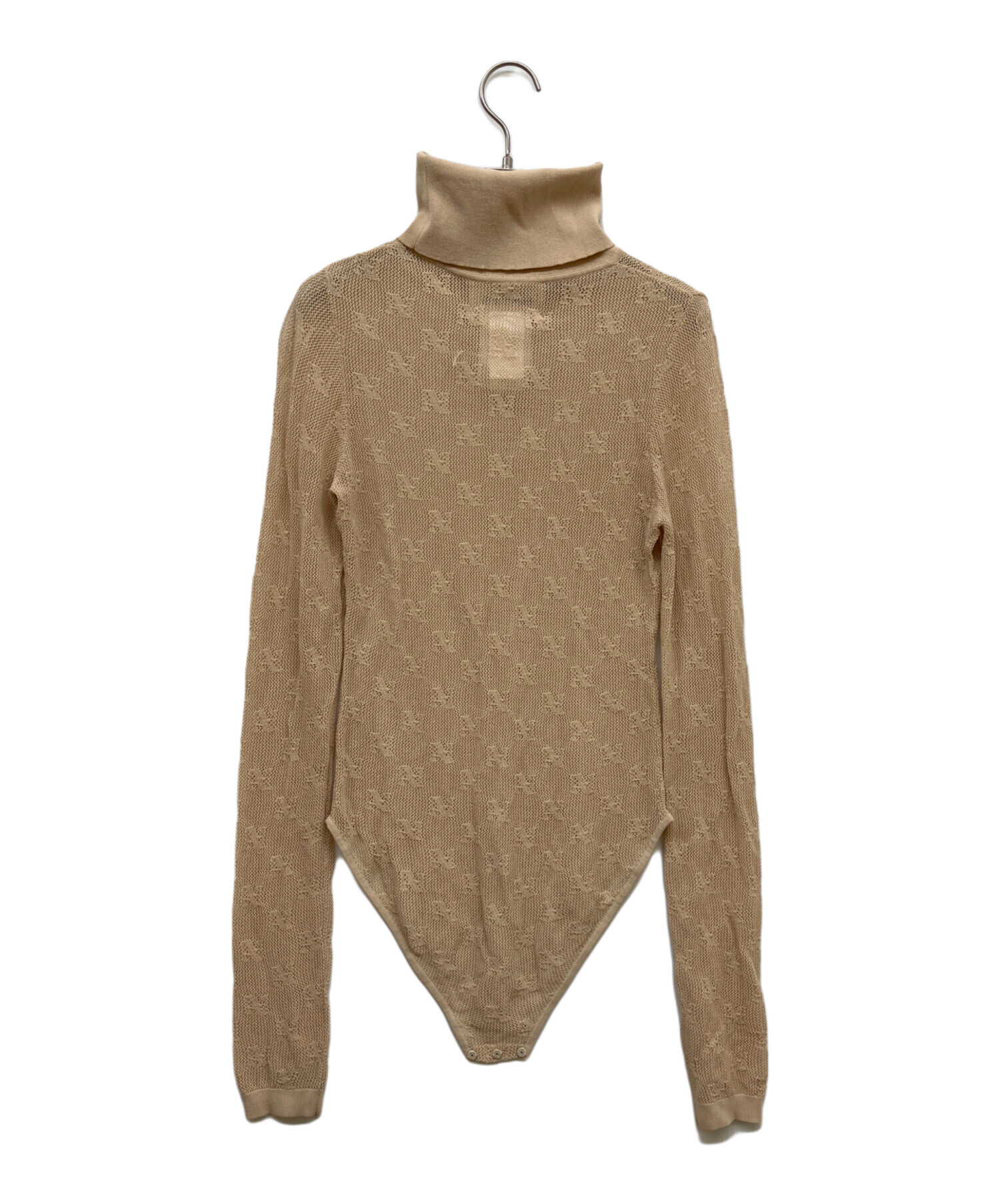 HAENGNAE /ヘンネ KISHIMENLOGO TOP 中古・古着通販】HAENGNAE (ヘンネ) KISHIMEN LOGO KNIT LEOTARD