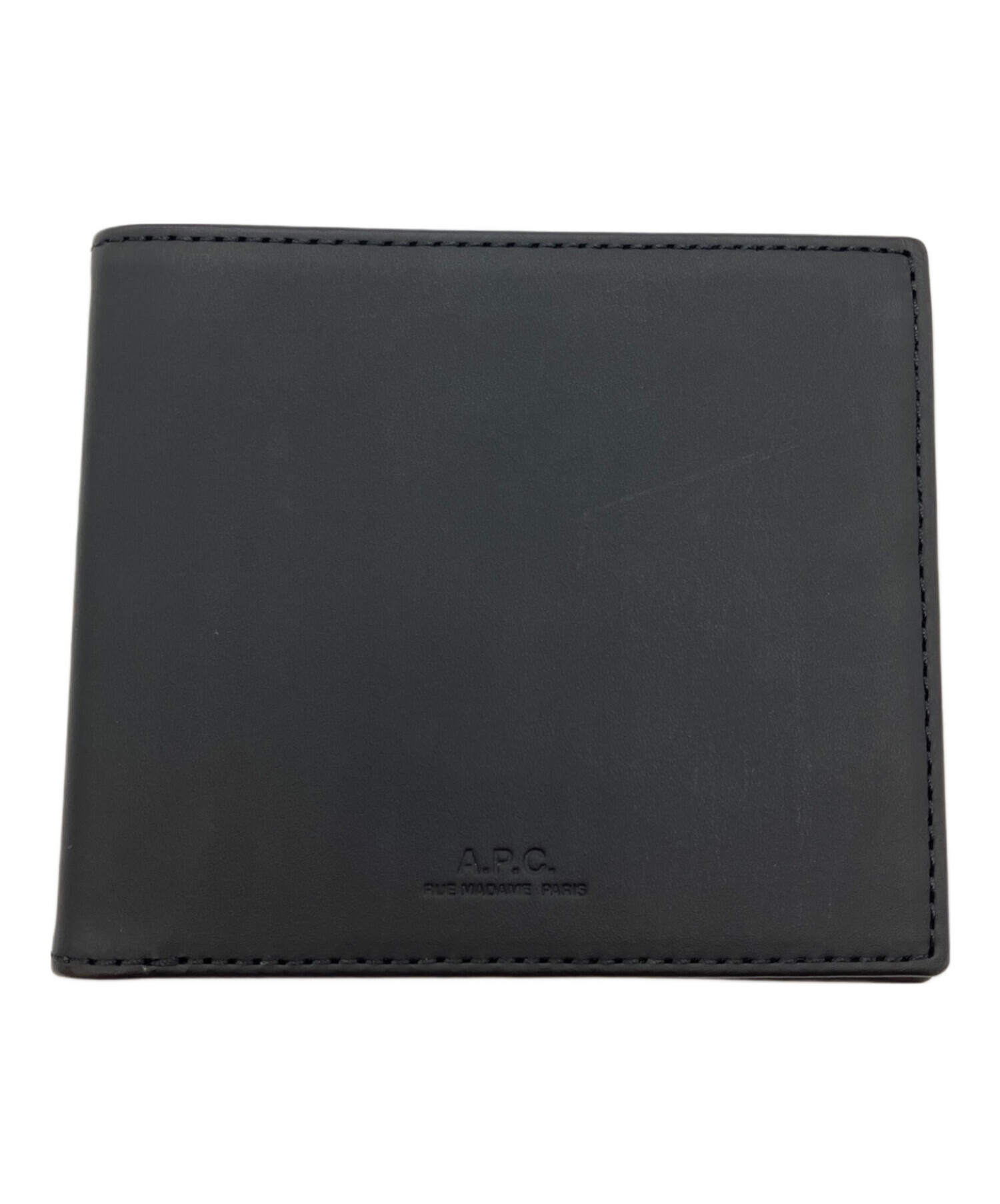 中古・古着通販】A.P.C. (アーペーセー) 2つ折り財布 ブラック