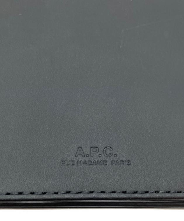 中古・古着通販】A.P.C. (アーペーセー) 2つ折り財布 ブラック
