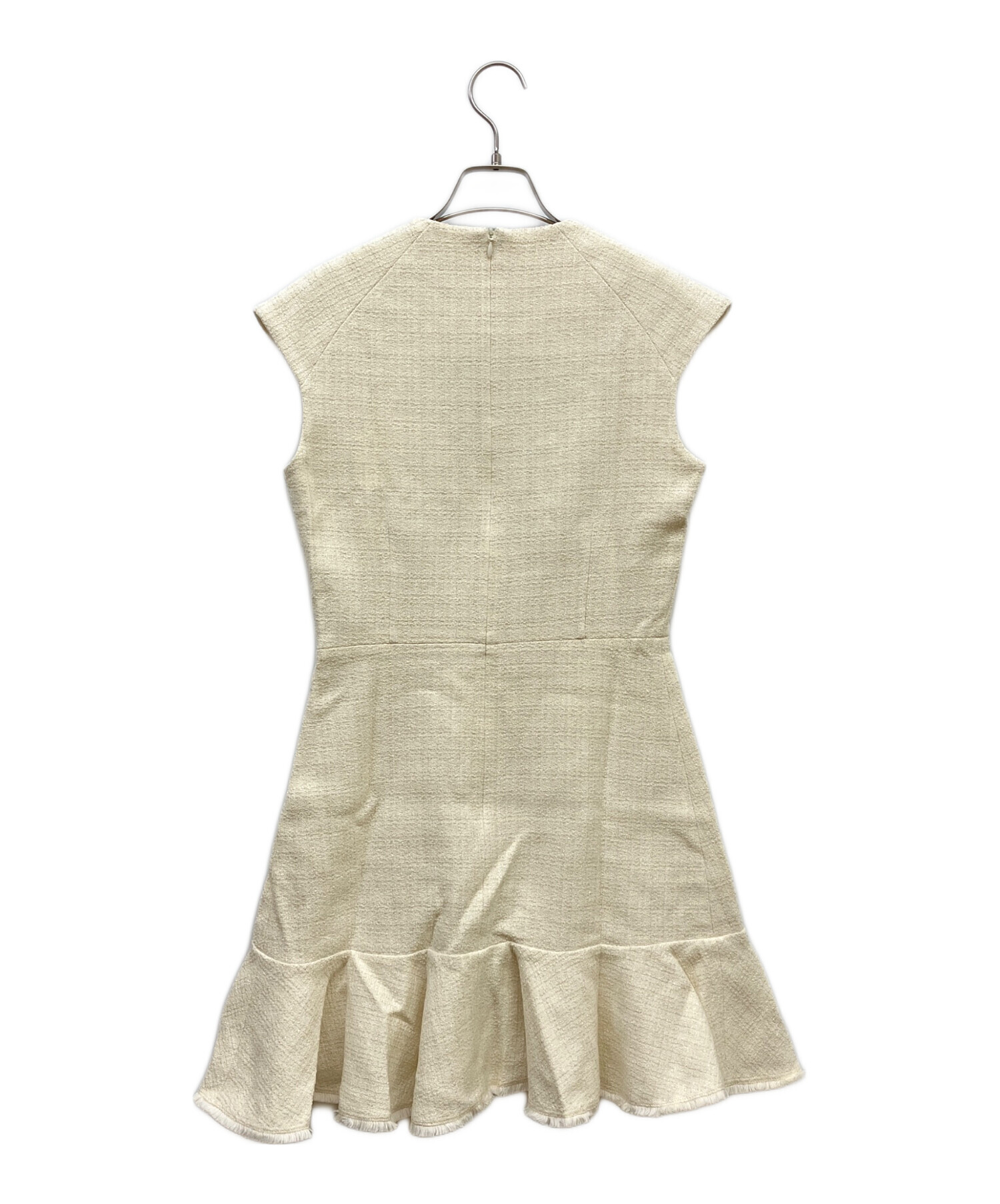 中古・古着通販】Sandro (サンドロ) Short Tweed Dress ホワイト 
