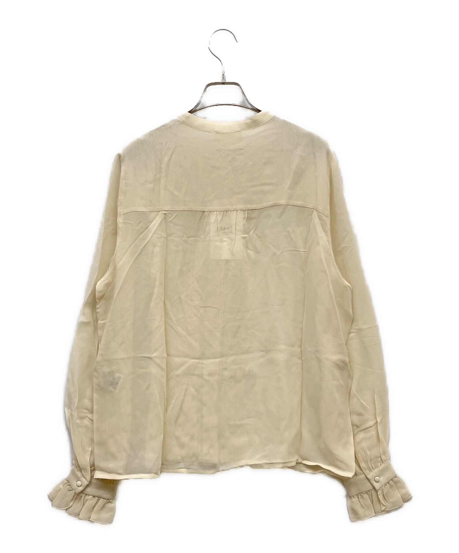 中古・古着通販】SEZANE (セザンヌ) シルクブラウス アイボリー サイズ 