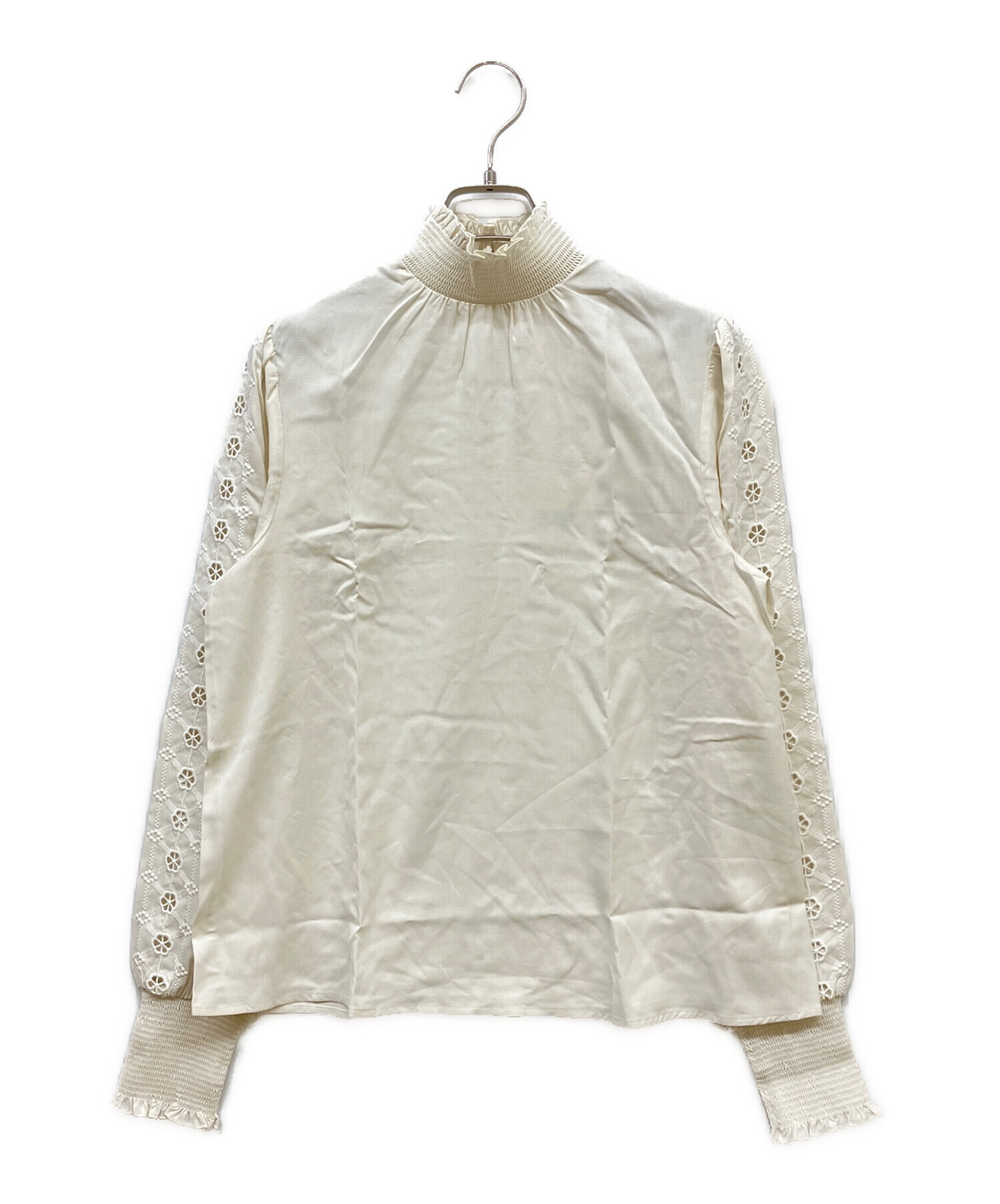 中古・古着通販】SEZANE (セザンヌ) シルクブラウス アイボリー サイズ