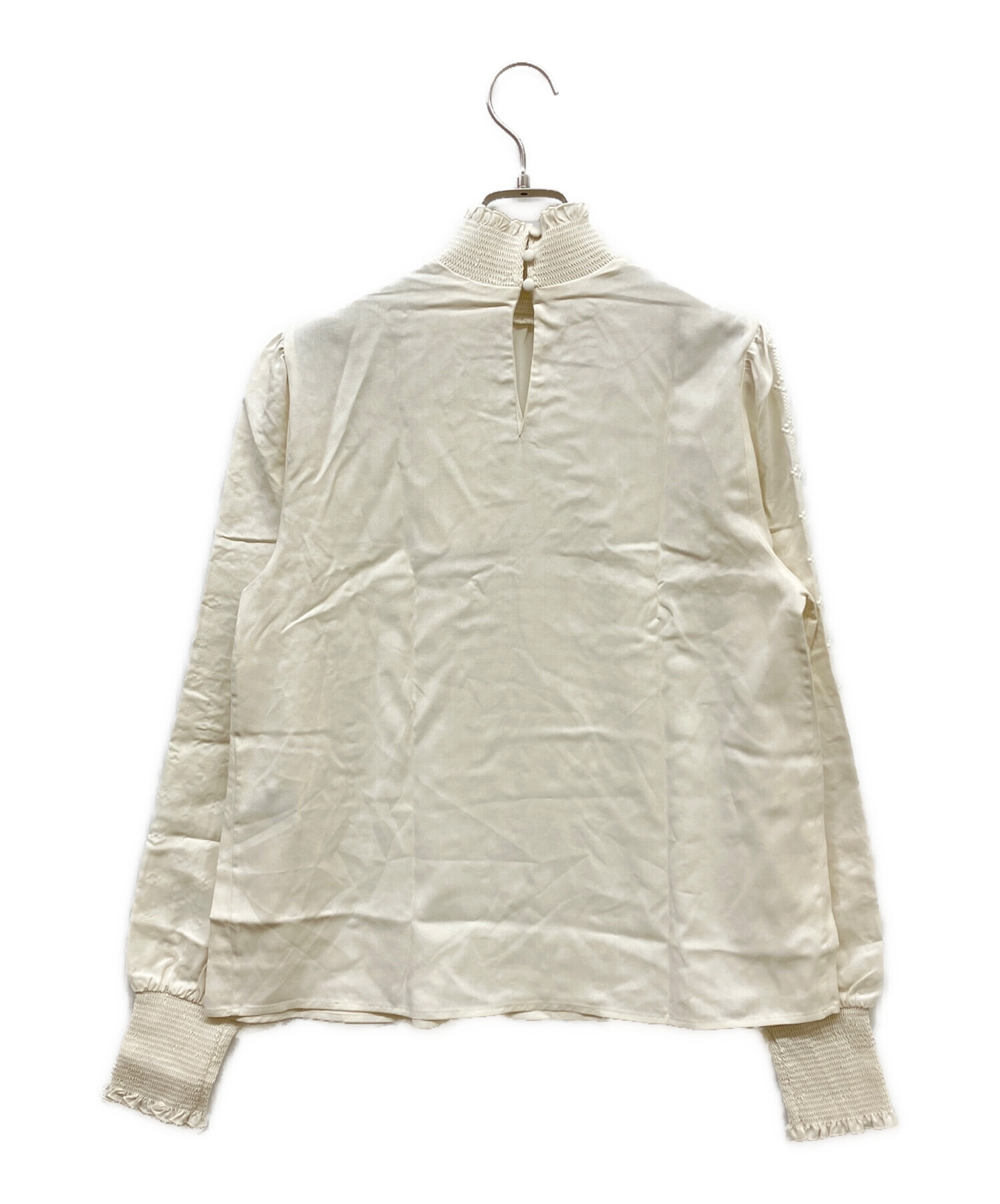 中古・古着通販】SEZANE (セザンヌ) シルクブラウス アイボリー サイズ
