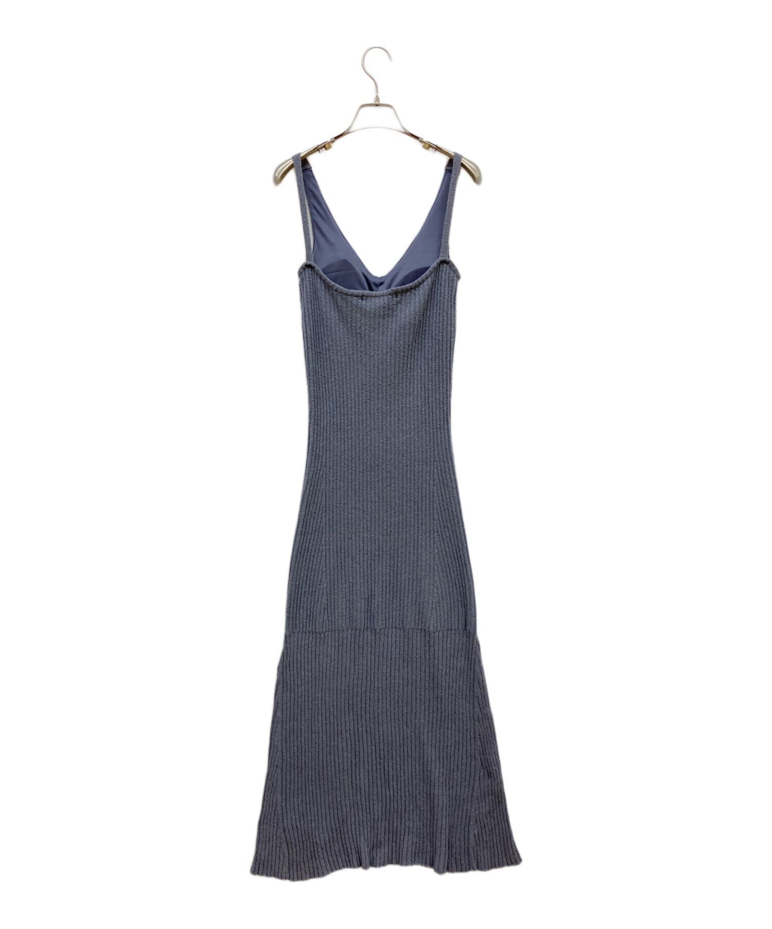 中古・古着通販】ALEXIA STAM (アリシアスタン) Rib Knit Flare Dress