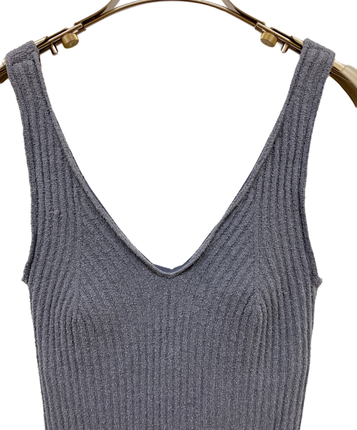 中古・古着通販】ALEXIA STAM (アリシアスタン) Rib Knit Flare Dress