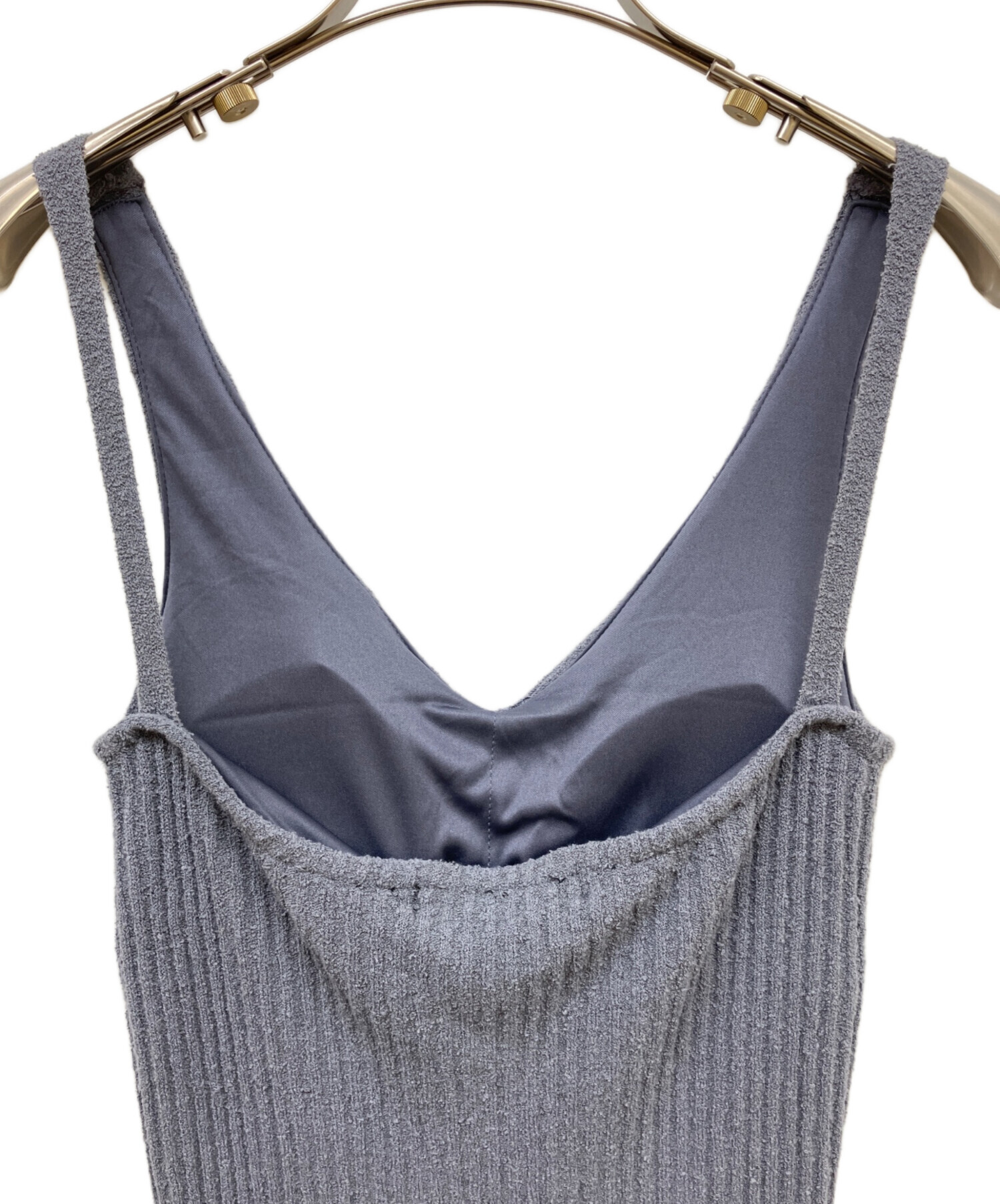 中古・古着通販】ALEXIA STAM (アリシアスタン) Rib Knit Flare Dress