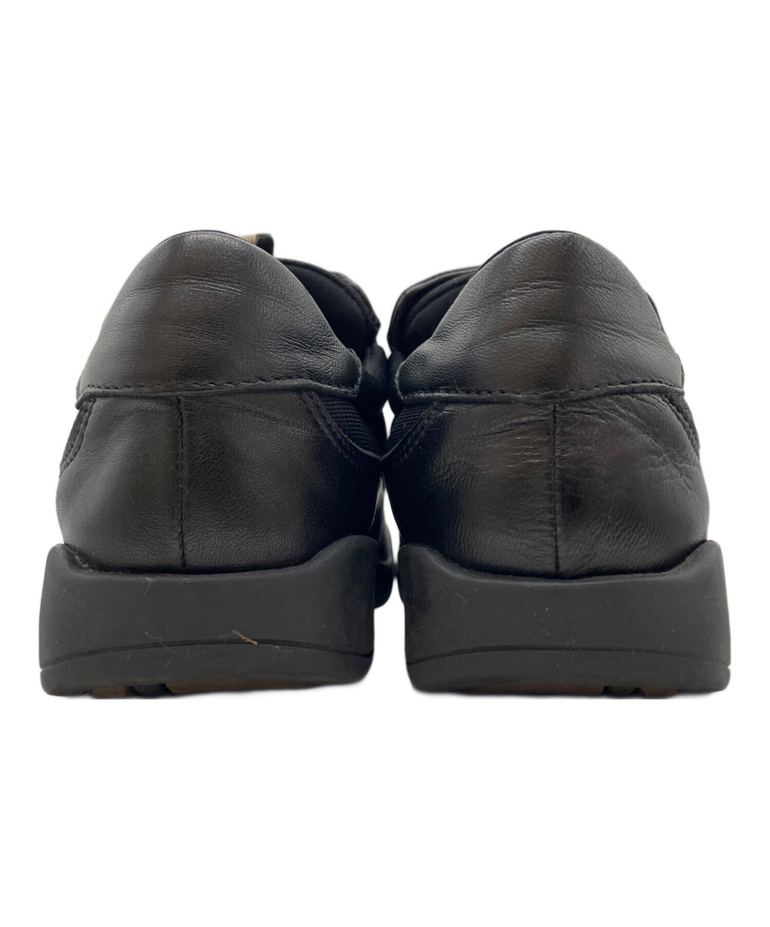 中古・古着通販】GUCCI (グッチ) レザースリッポン ブラック サイズ:35