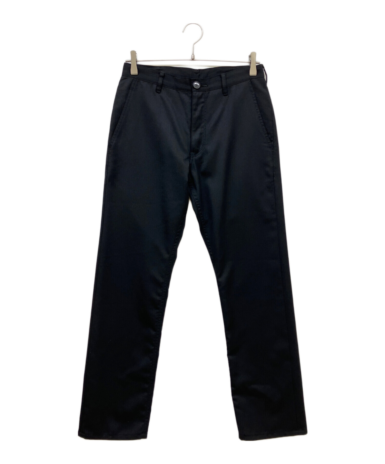 AD2009 ブラックコムデギャルソン ストレートパンツ ウール 中古・古着通販】BLACK COMME des GARCONS (ブラックコムデギャルソン