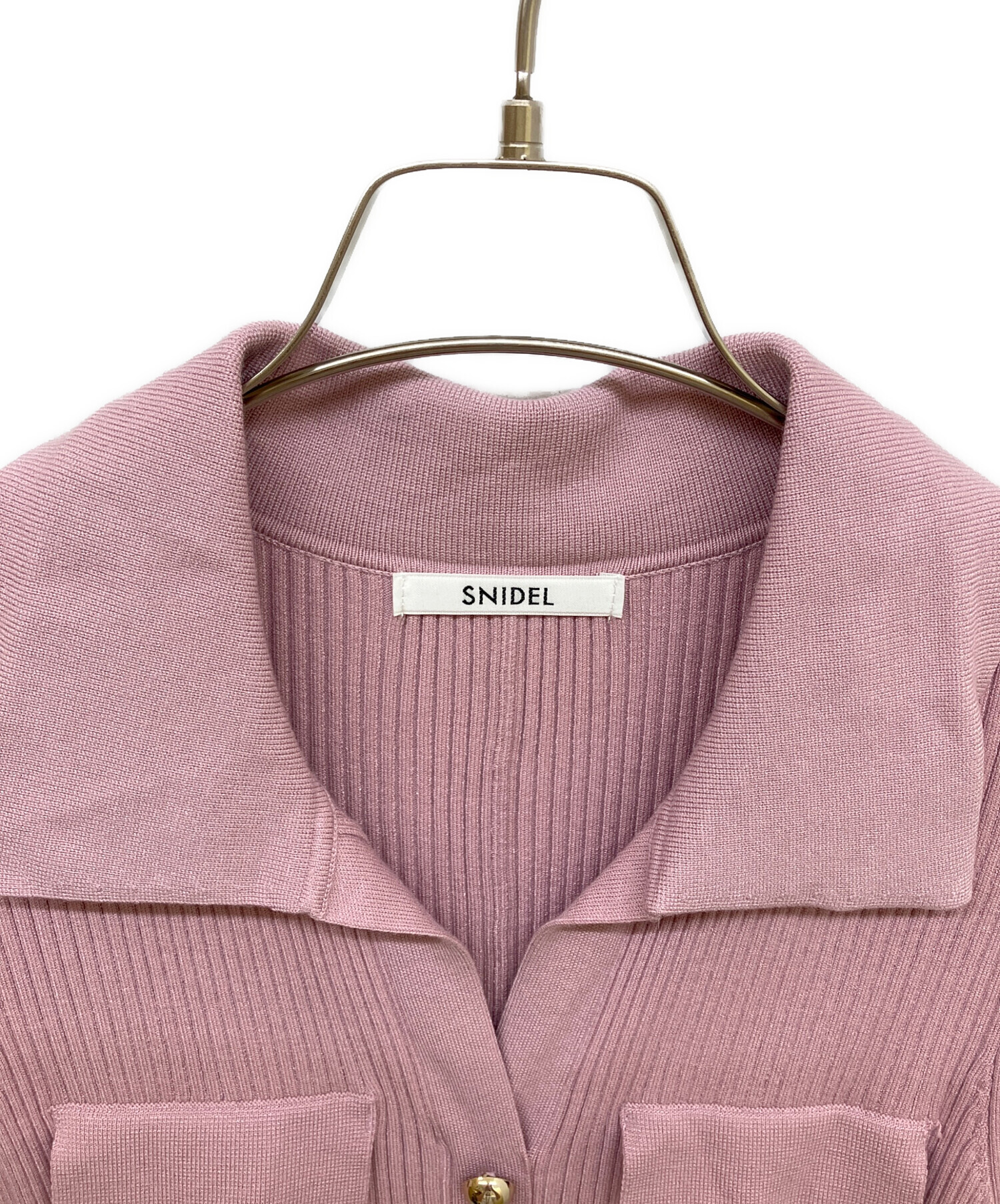 中古・古着通販】Snidel (スナイデル) フロントボタンニットワンピース