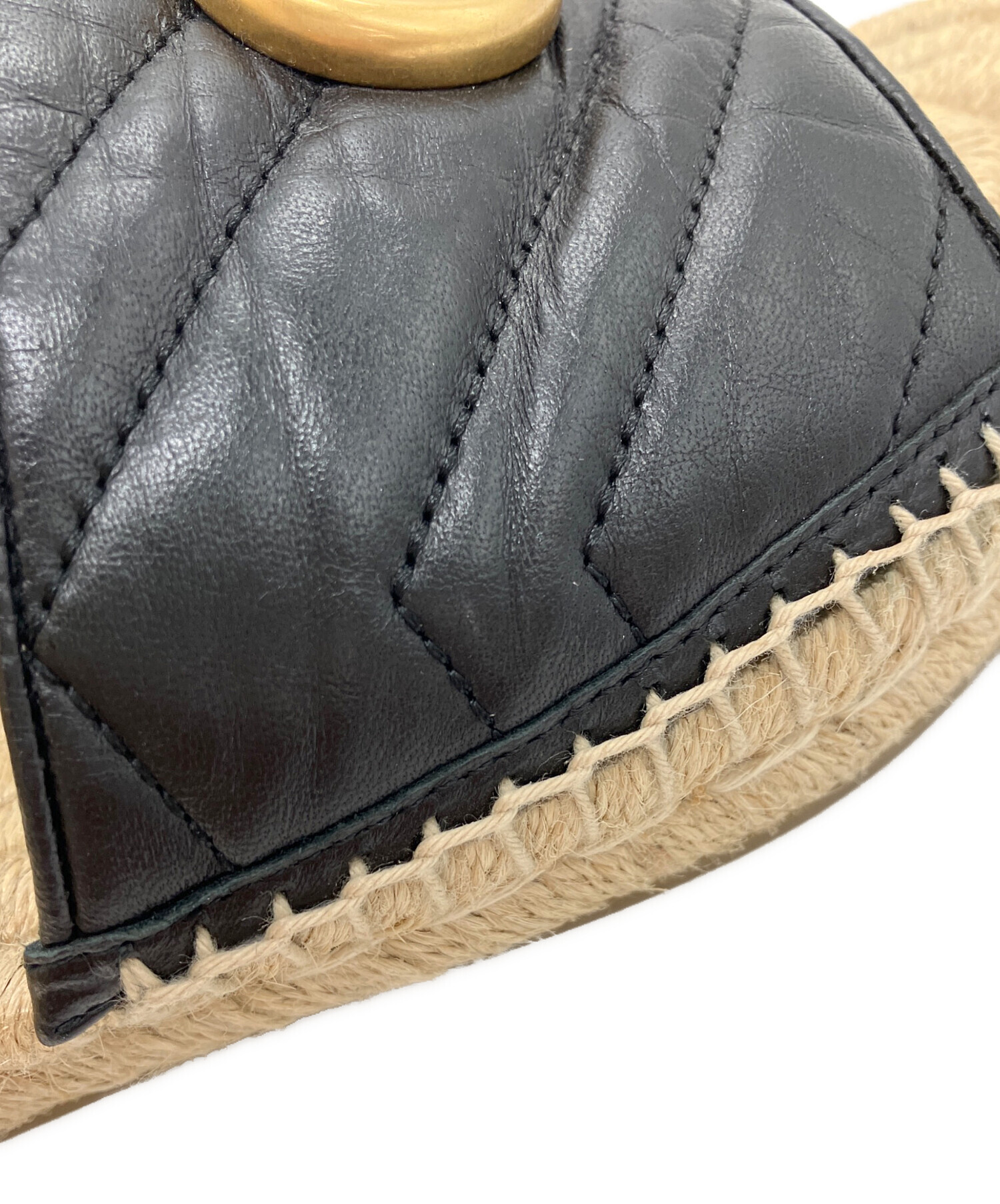 中古・古着通販】GUCCI (グッチ) GGマーモント エスパドリーユサンダル