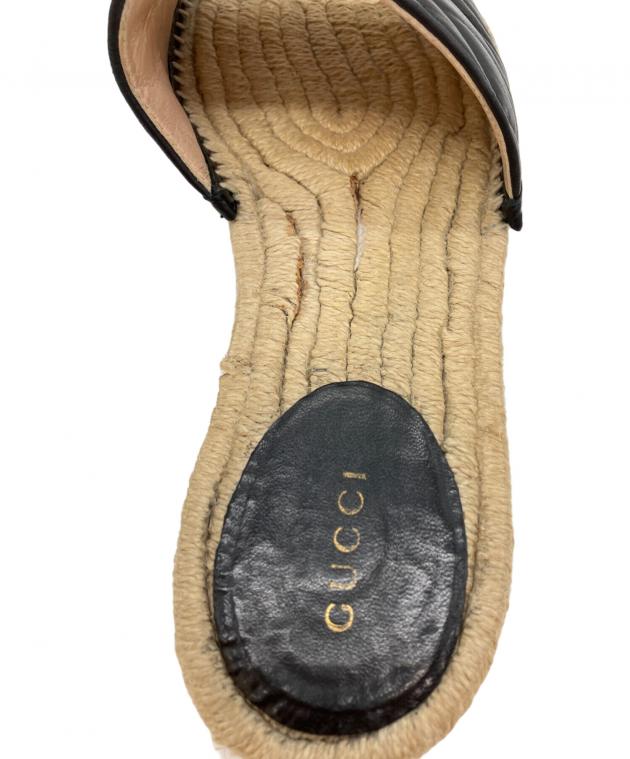 中古・古着通販】GUCCI (グッチ) GGマーモント エスパドリーユサンダル