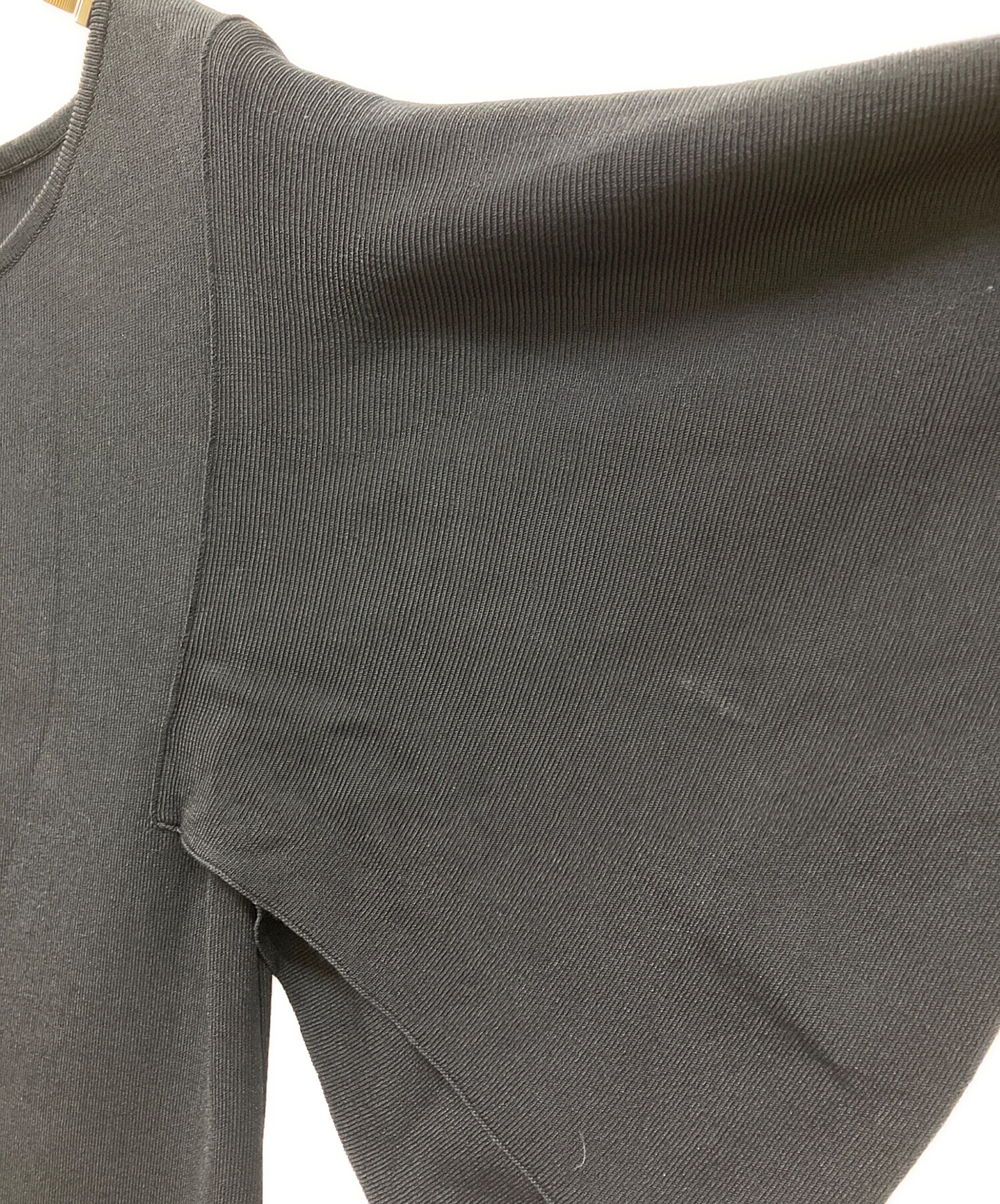 中古・古着通販】Rene (ルネ) ニットワンピース ブラック サイズ:SIZE