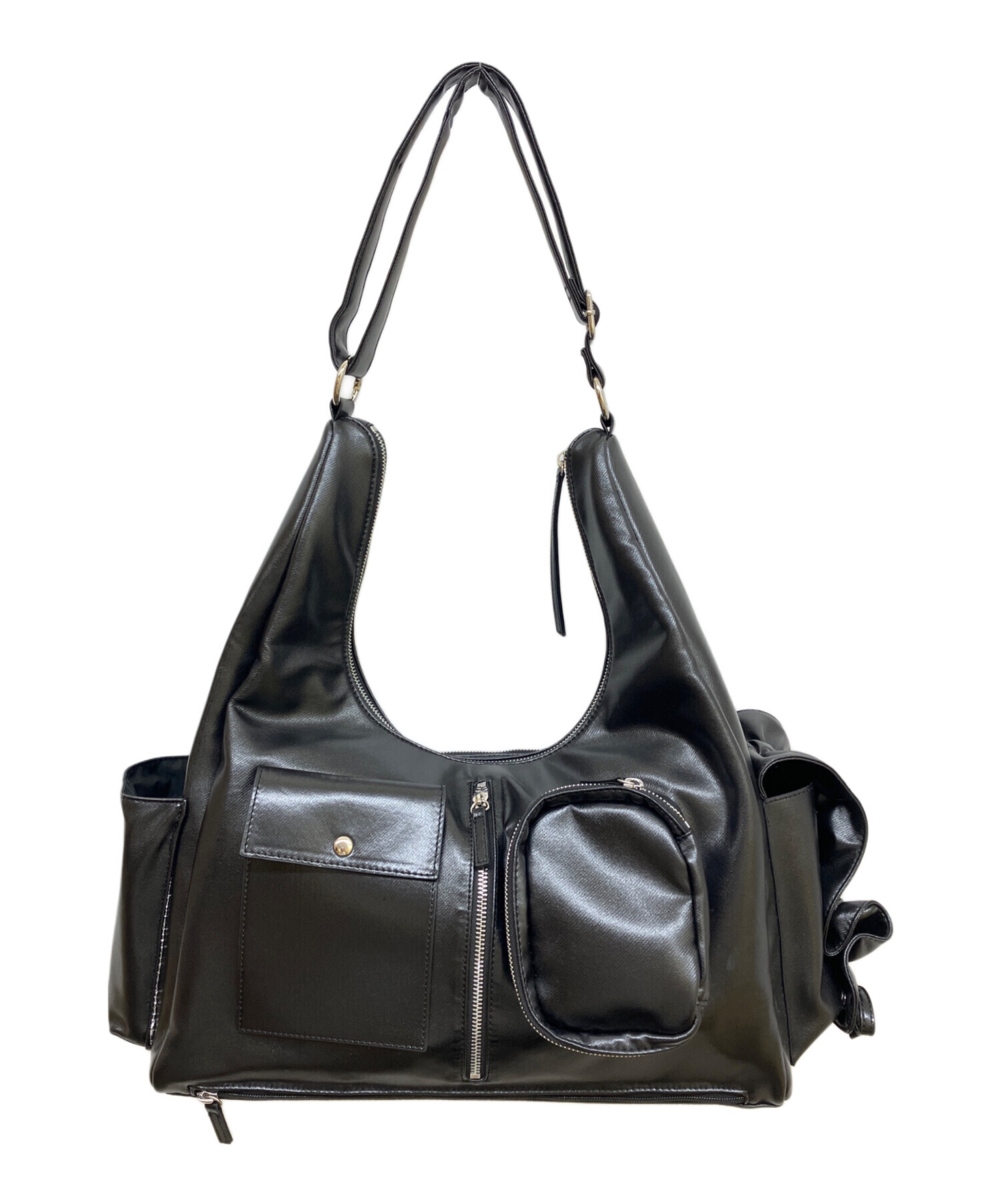 中古・古着通販】Ameri (アメリ) VOYAGER BIG BAG ブラック｜ブランド