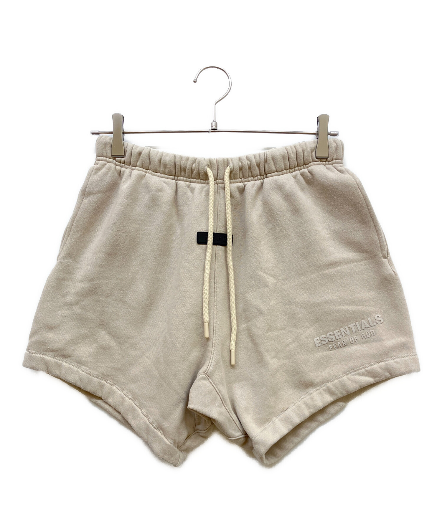 FOG ESSENTIALS スウェットショートパンツ ハーフパンツ ベージュ 中古・古着通販】FOG ESSENTIALS (フィアオブゴッド エッセンシャル