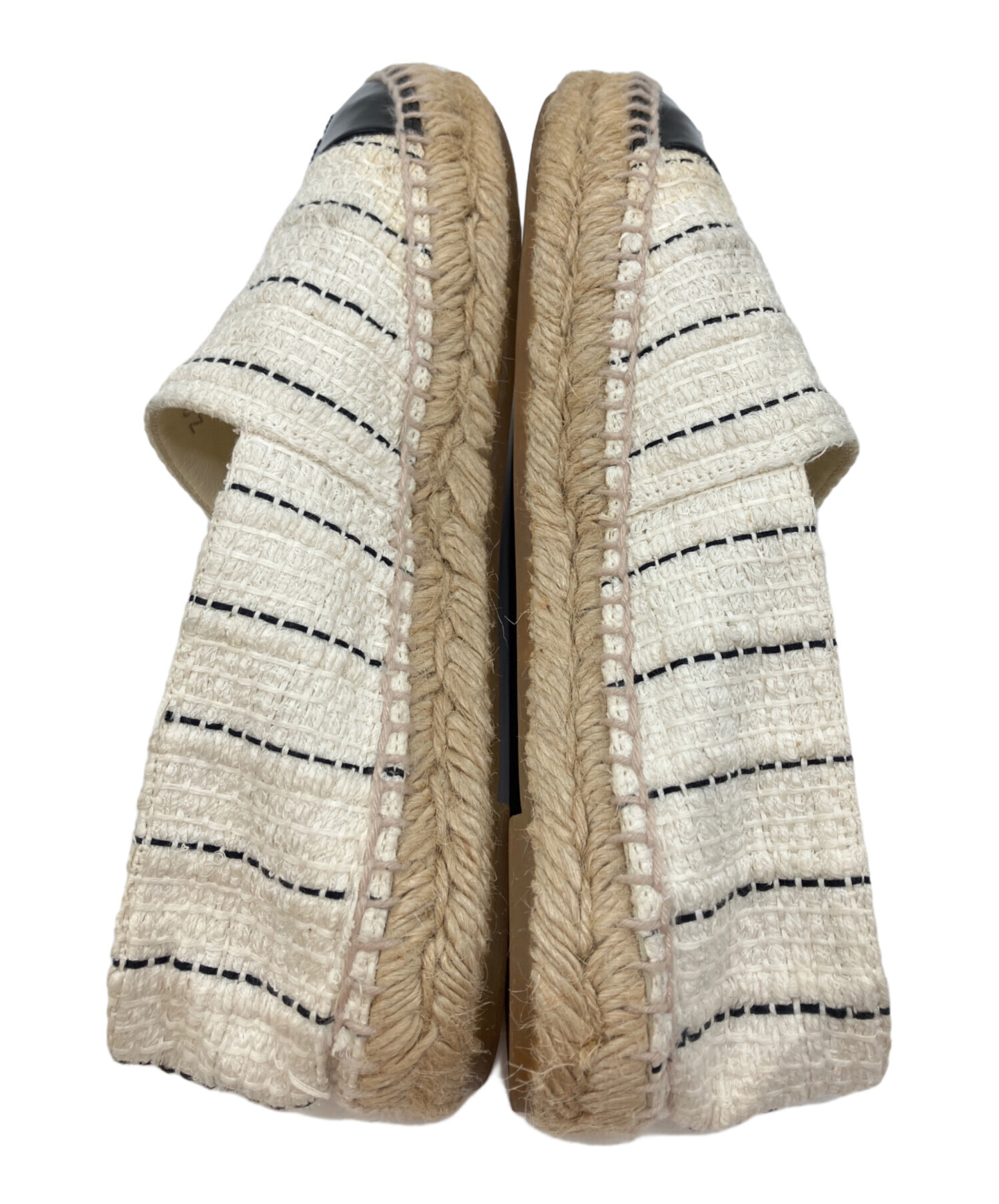 中古・古着通販】CHANEL (シャネル) エスパドリーユ ホワイト サイズ