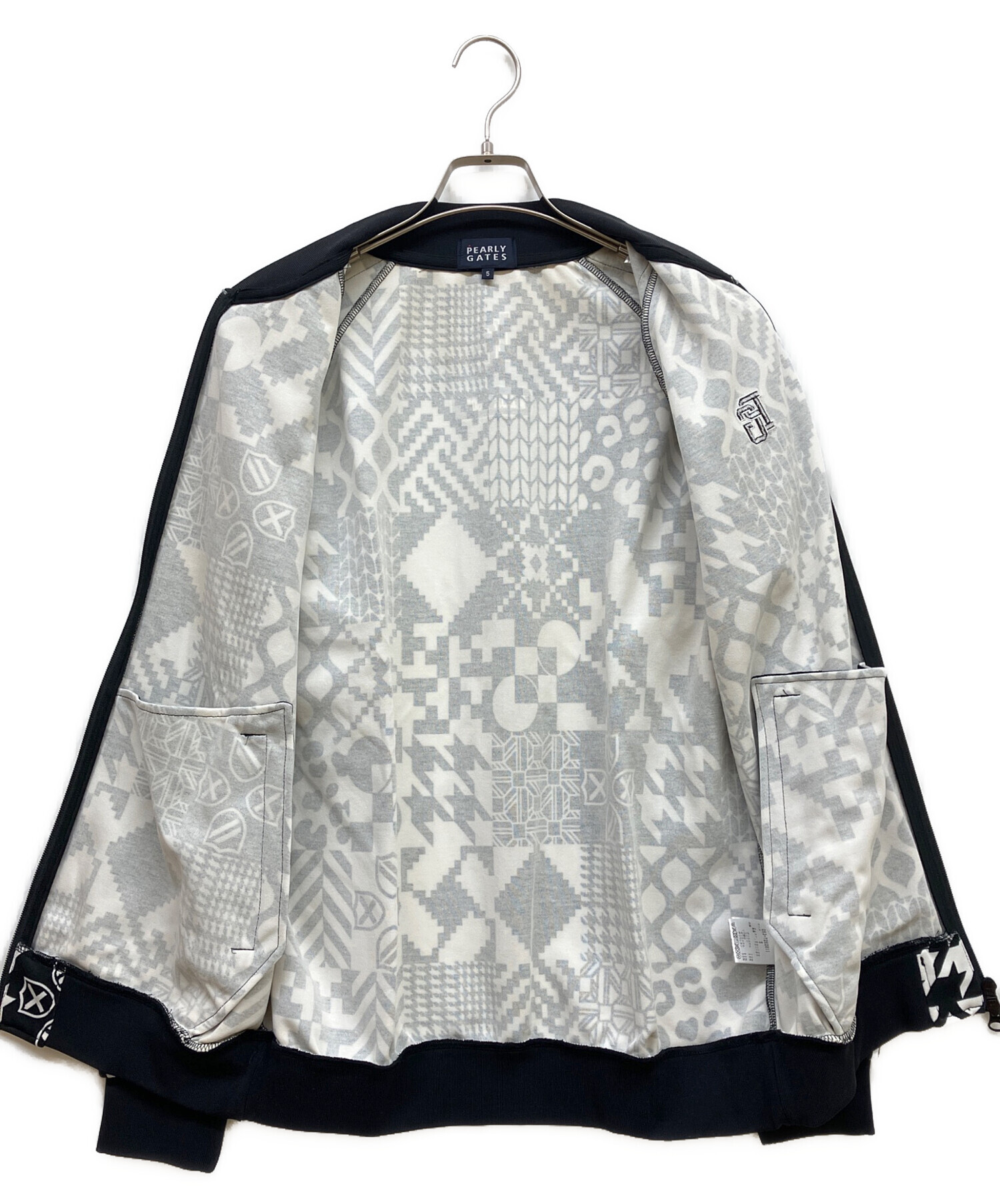 PEARLY GATES 総柄 トラックジャケット 中古・古着通販】PEARLY GATES (パーリーゲイツ) トラックジャケット
