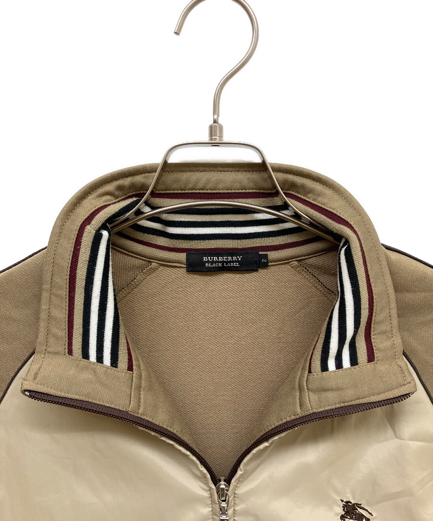 BURBERRY BLACK LABEL ベージュ　ブルゾン　Lサイズ 中古・古着通販】BURBERRY BLACK LABEL (バーバリーブラックレーベル