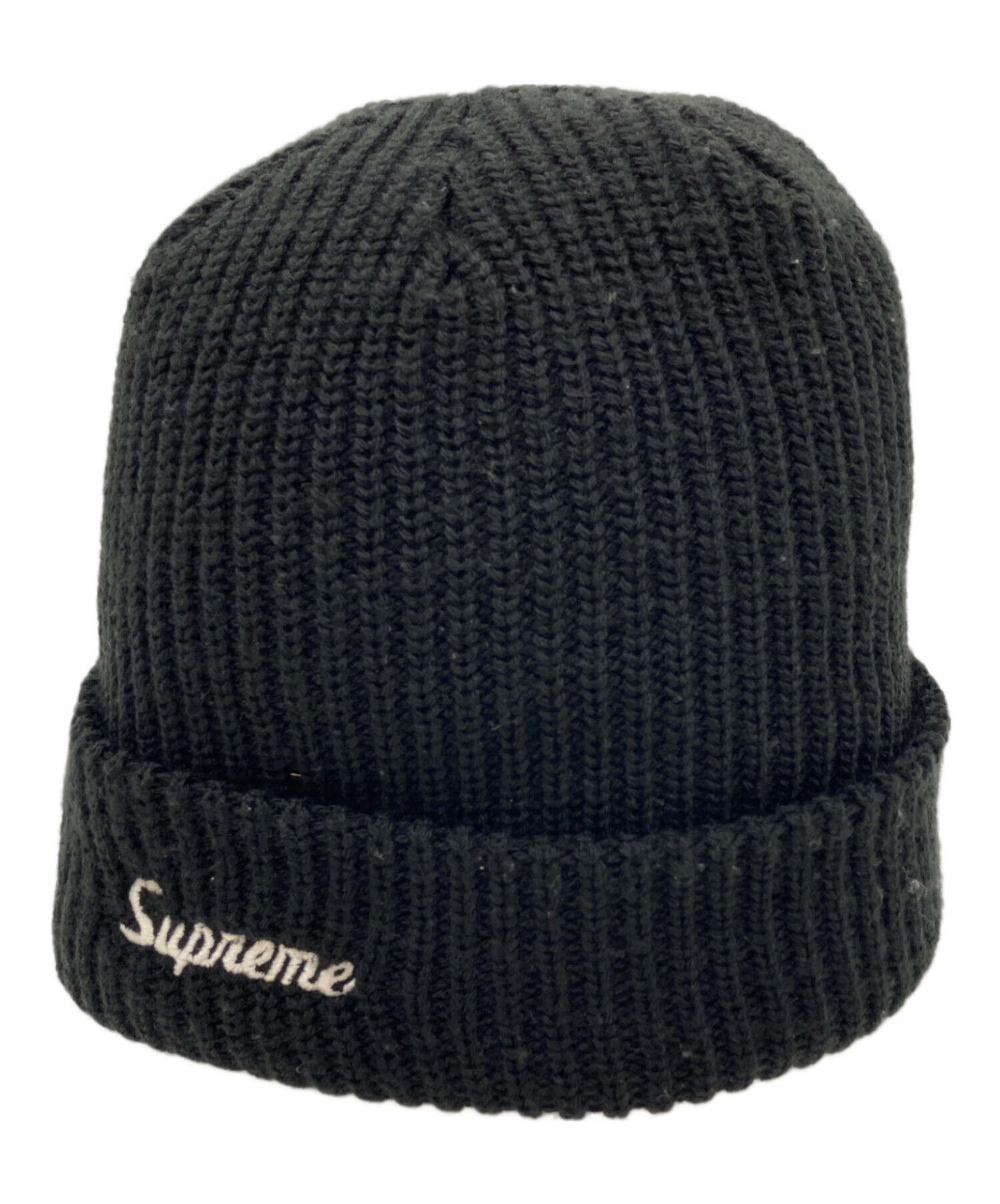 【期間限定～2/8】 シュプリーム Loose Gauge Beanie 黒 中古・古着通販】SUPREME (シュプリーム) Loose Gauge Beanie ブラック
