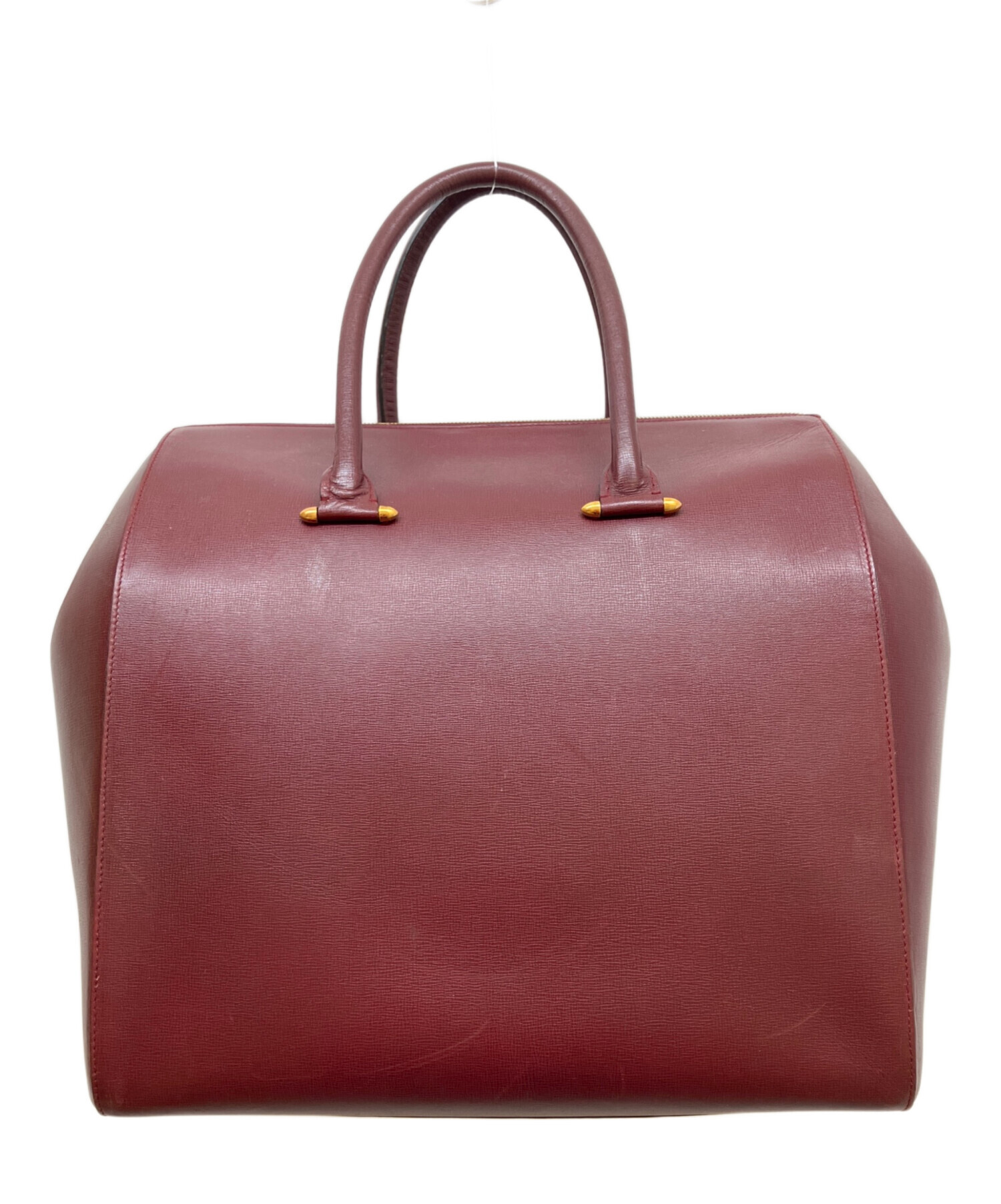 中古・古着通販】Cartier (カルティエ) ボストンバッグ ボルドー